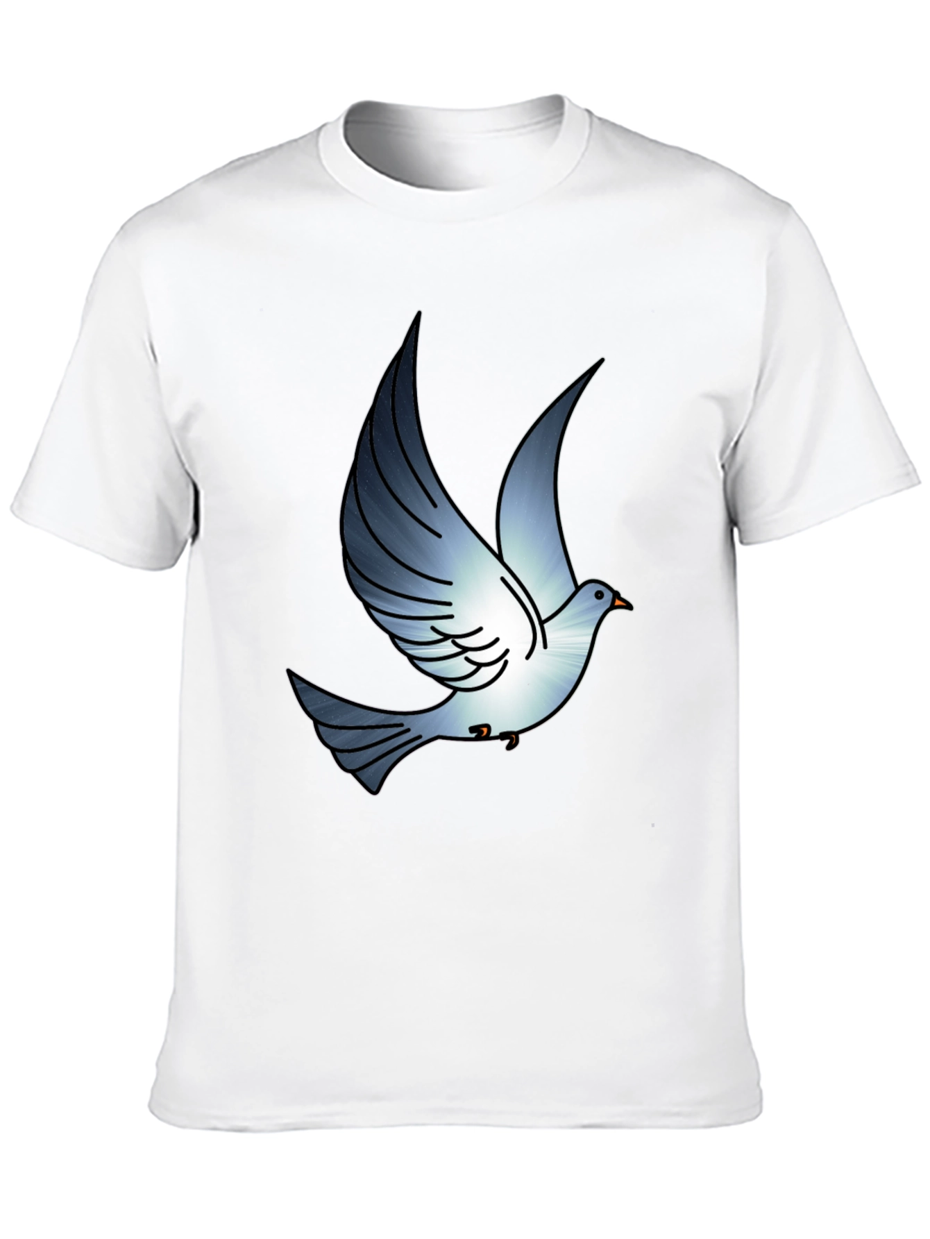 Black Dove Graphic Print Black T-Shirt view 10