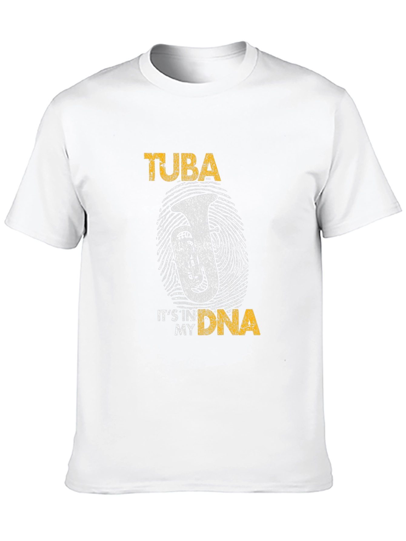 Black Tuba DNA Graphic T-Shirt - Musician's Tee view 10