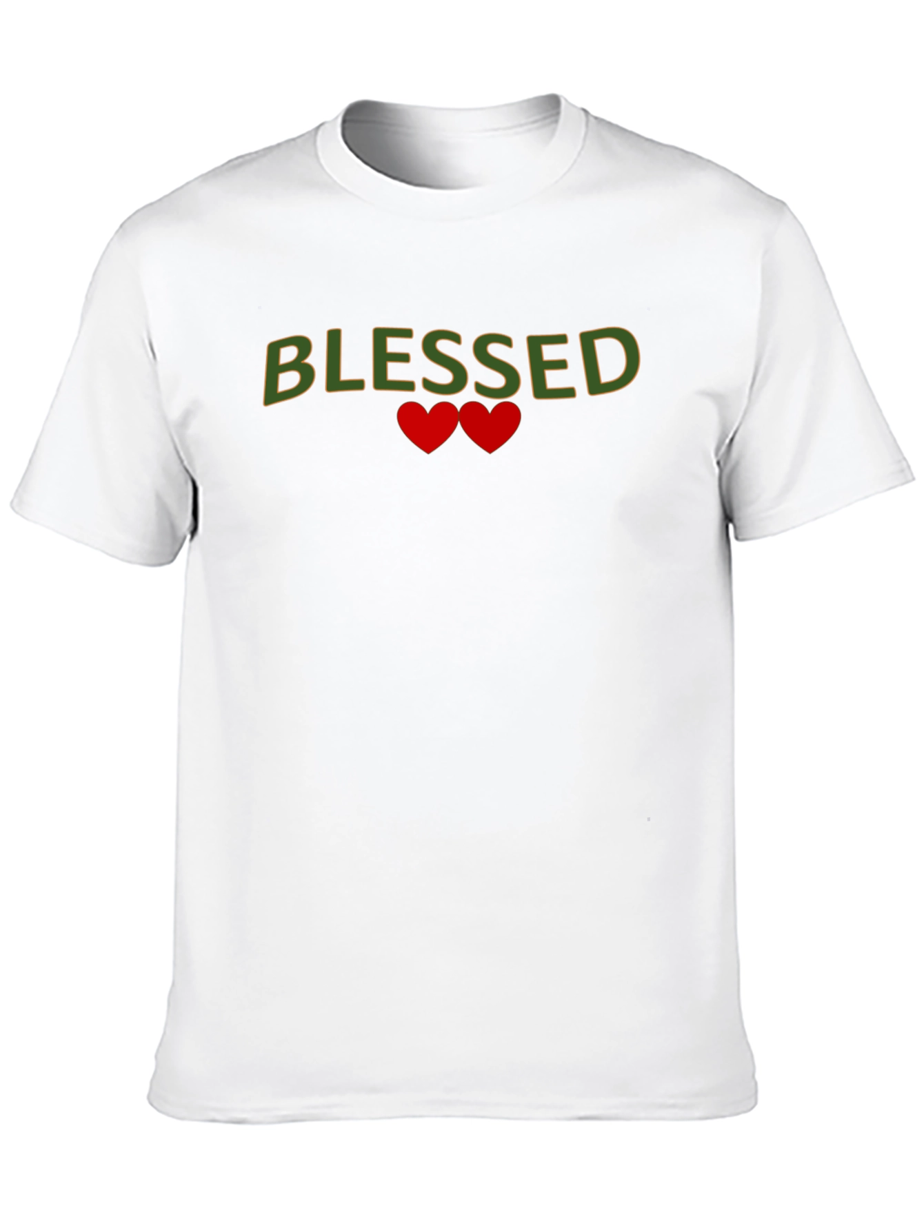 Black Blessed Heart Graphic Black T-Shirt view 10