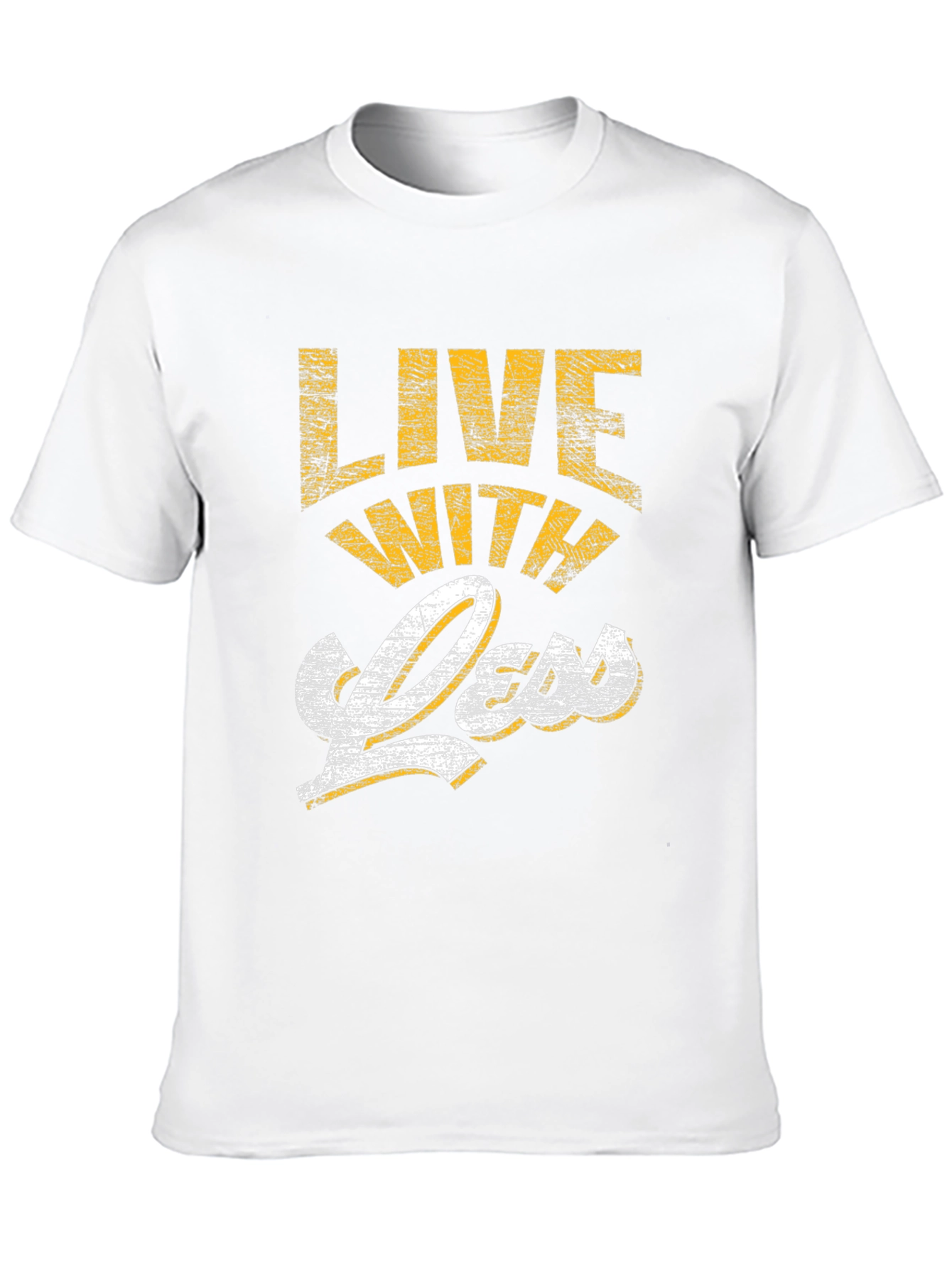 Black Live With Less Graphic Tee - Black view 10