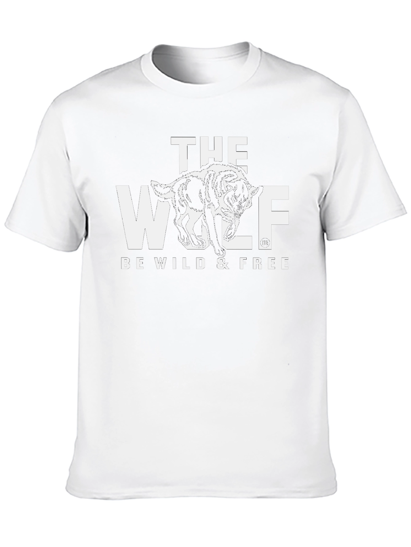 Black The Wolf Black Graphic Tee - Be Wild & Free view 10
