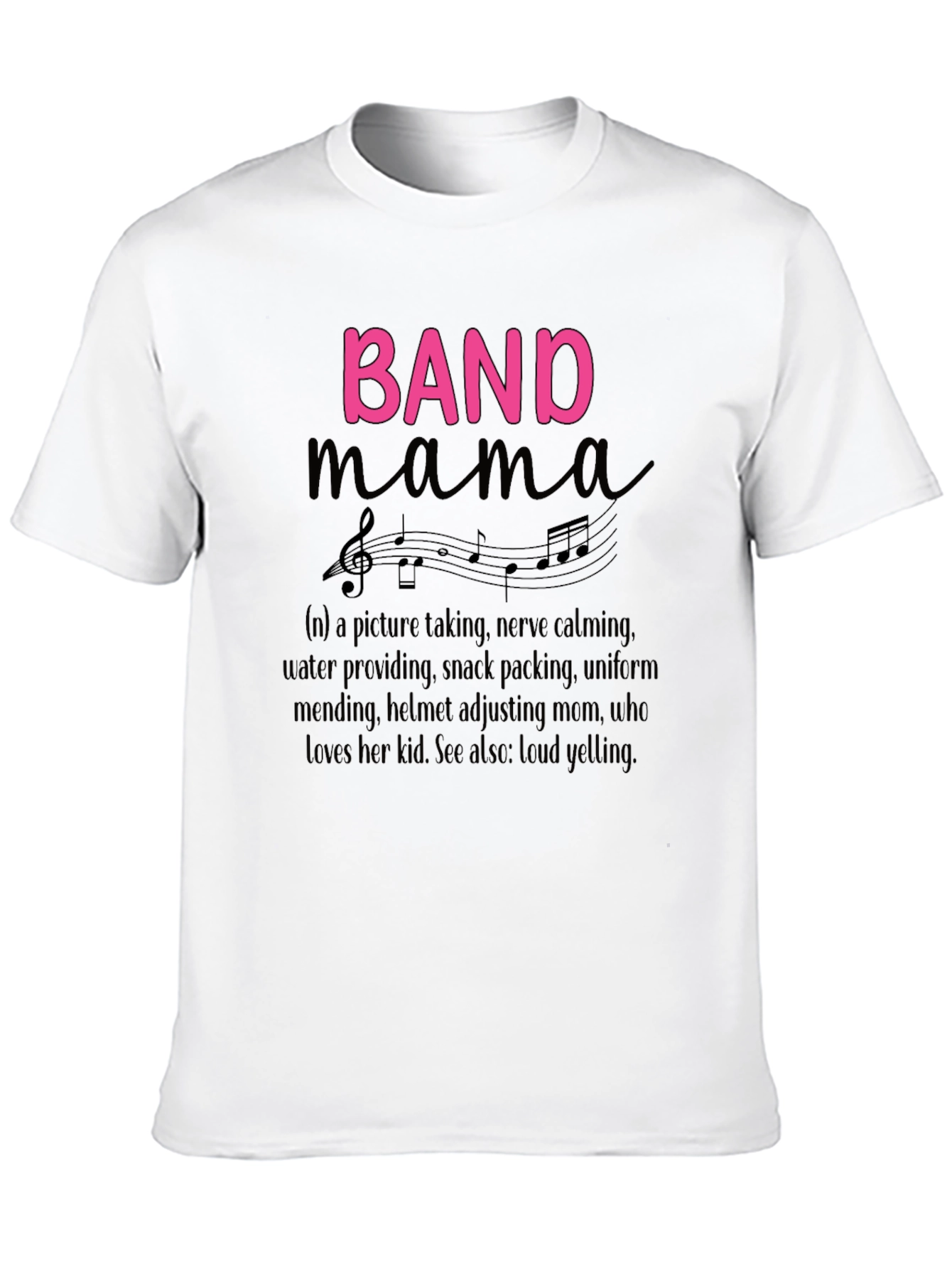 Black Band Mama Graphic T-Shirt view 10