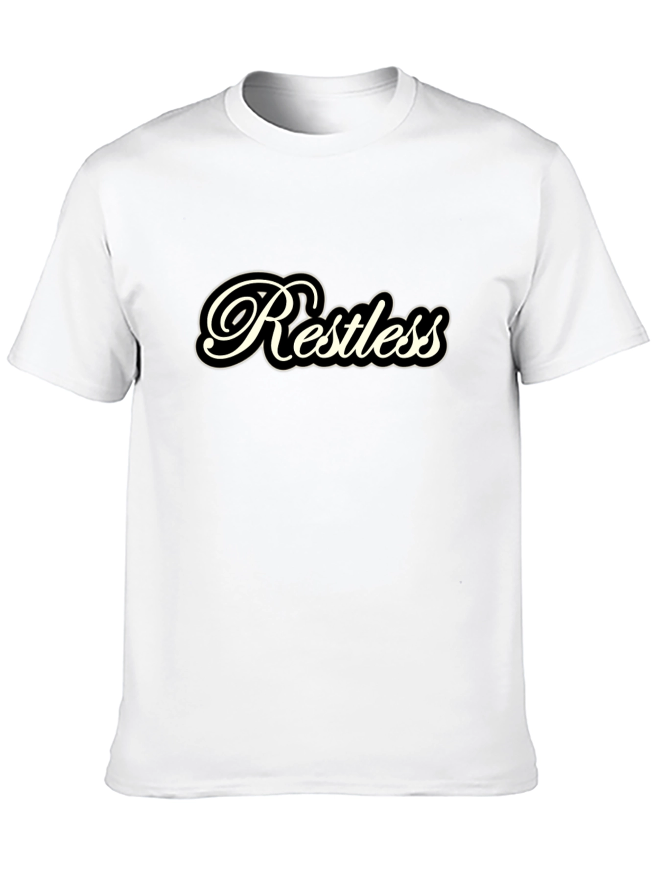 Black Restless Black T-Shirt: Casual Comfort view 10