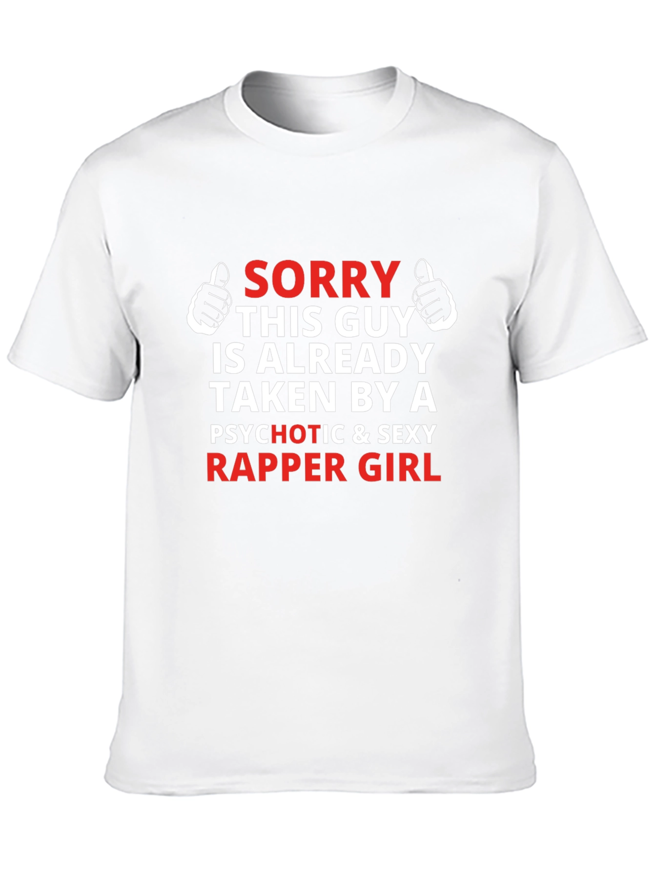 Black Taken By A Rapper Girl Novelty T-Shirt view 10