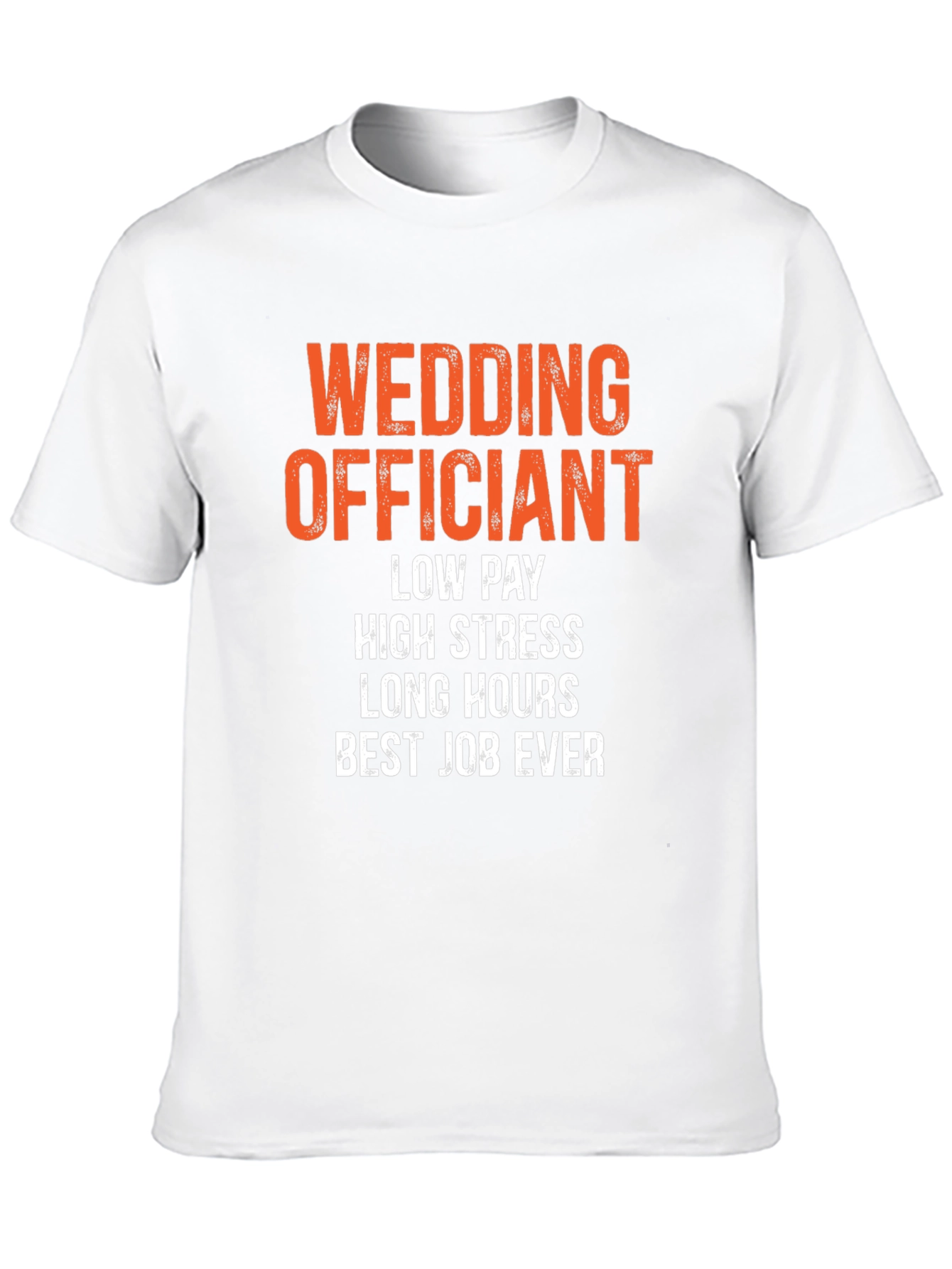 Black Wedding Officiant Humor T-Shirt view 10