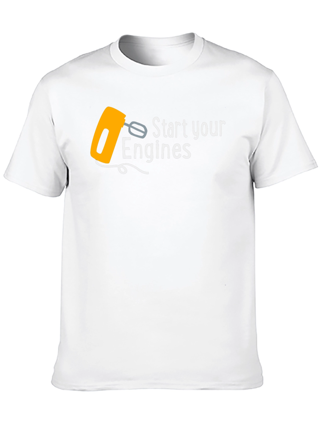 Black Start Your Engines Funny Mixer T-Shirt view 10