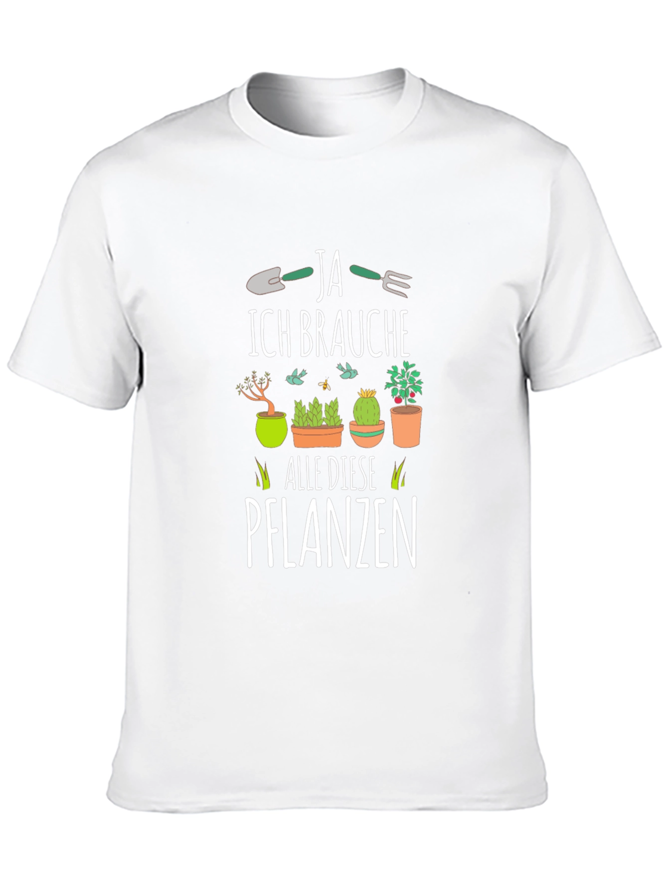 Black Plant Lover's T-Shirt: Ja Ich Brauche Alle Diese Pflanzen view 10