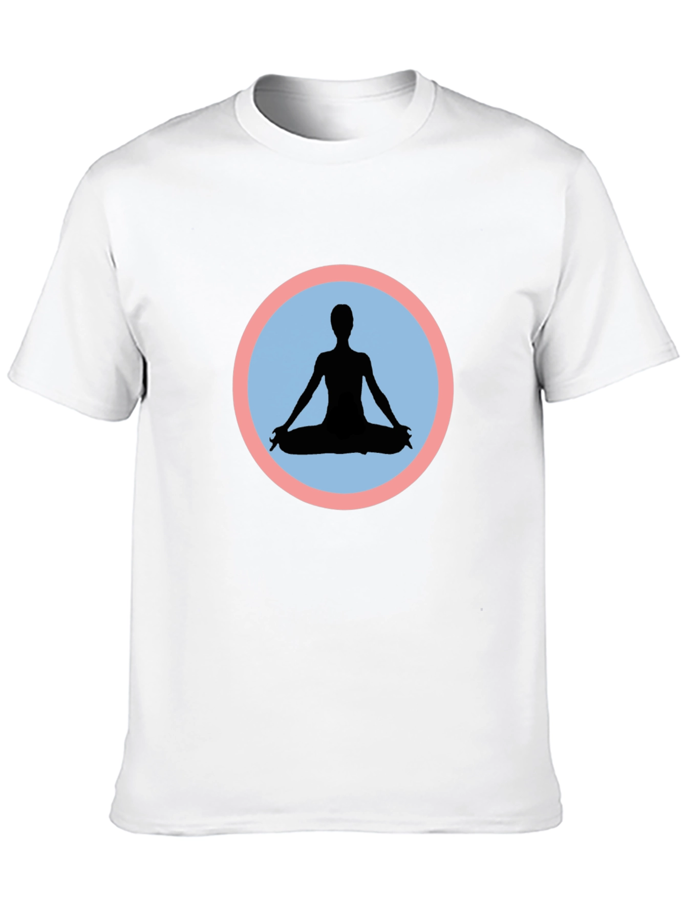 Black Yoga Pose Graphic Tee - Black view 10