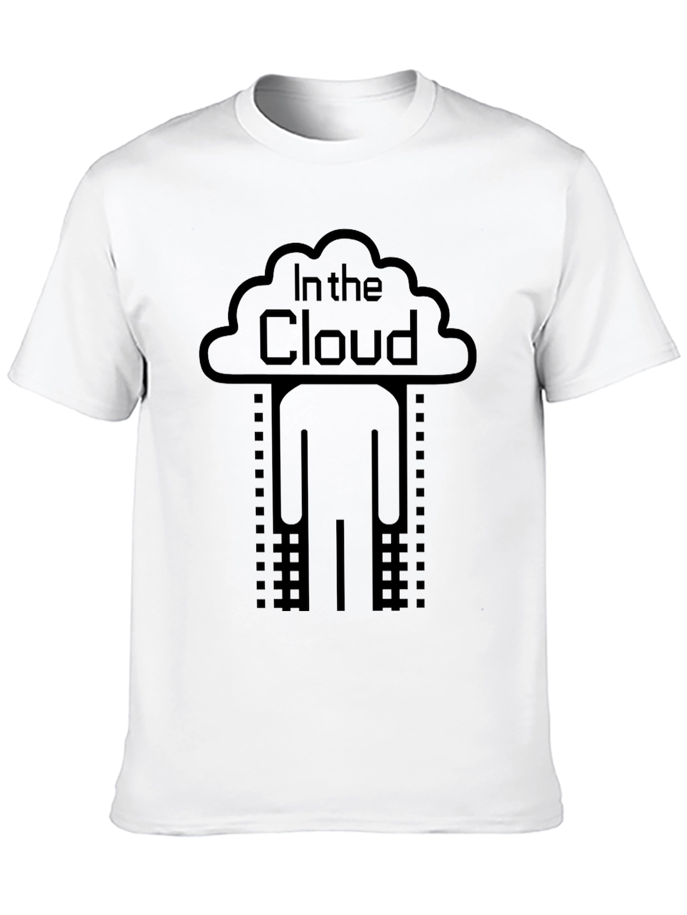 Black In The Cloud Graphic T-Shirt, Menswear view 10