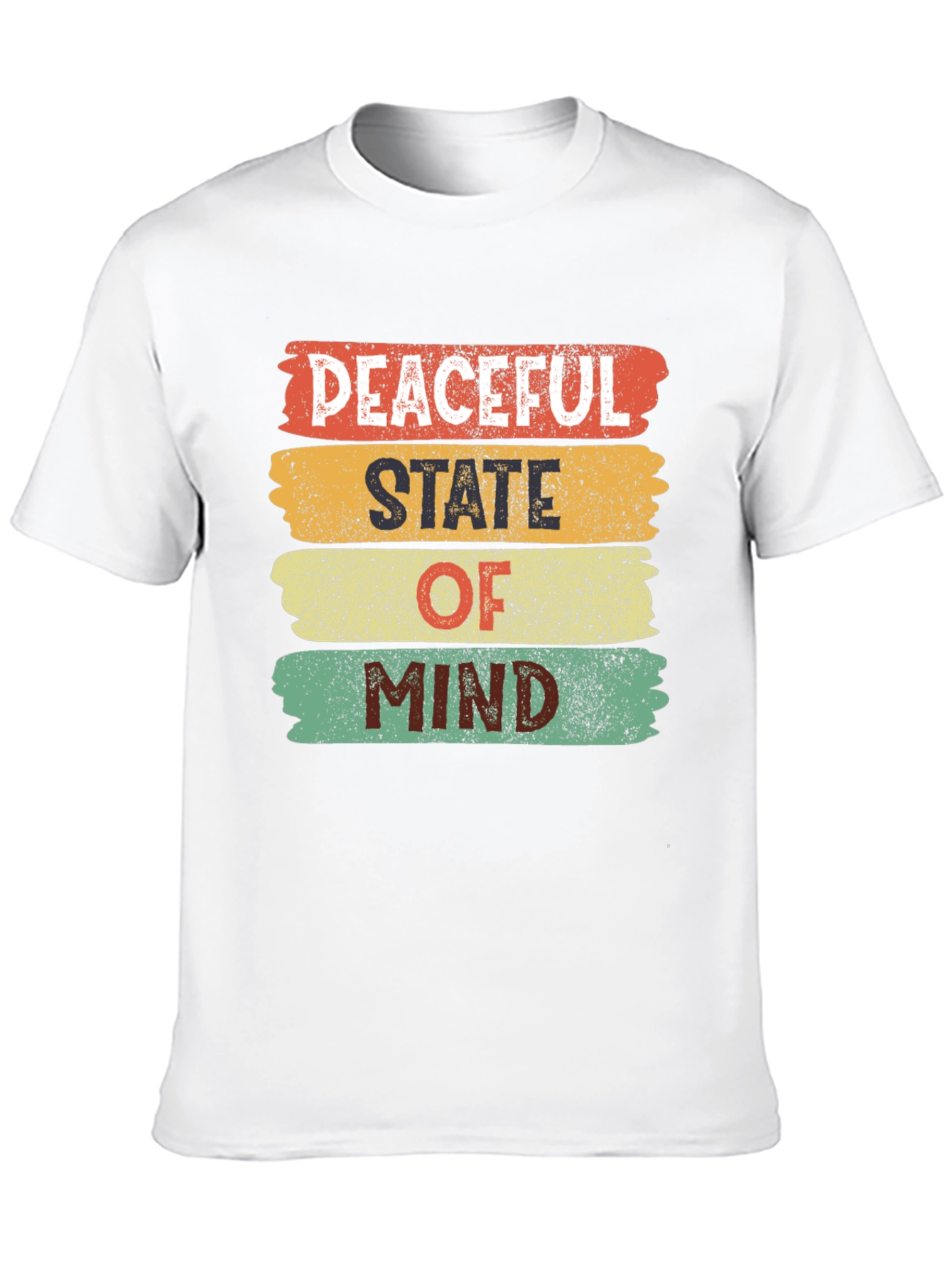 Black Peaceful State of Mind Graphic Tee view 10