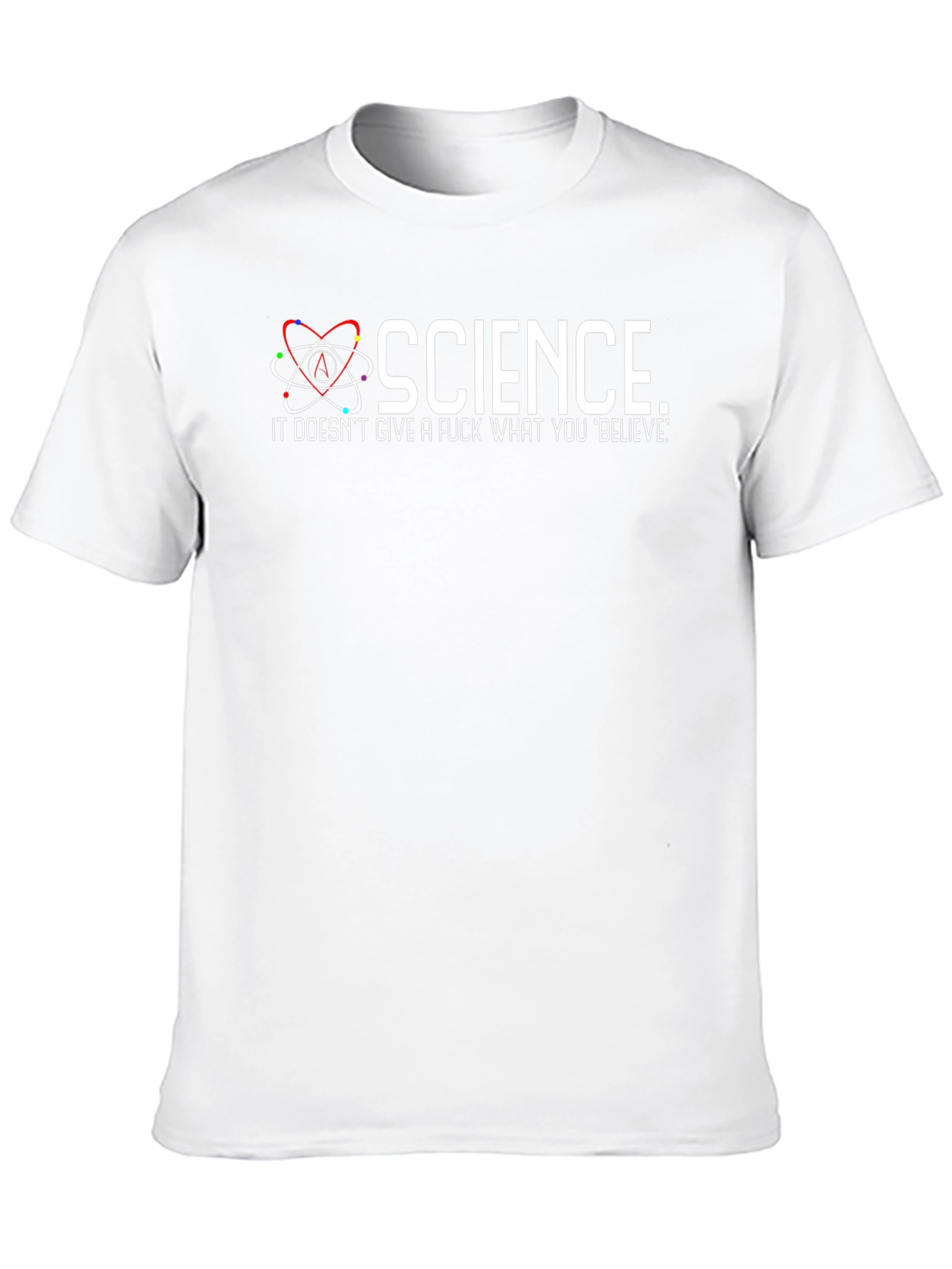 Black Science Doesn't Care What You Believe T-Shirt view 10