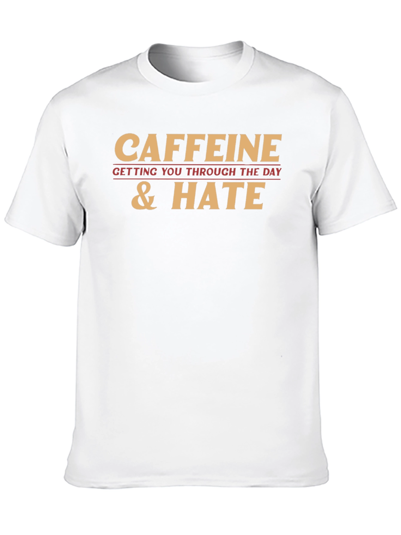 Black Caffeine & Hate Graphic T-Shirt - Everyday Wear view 10