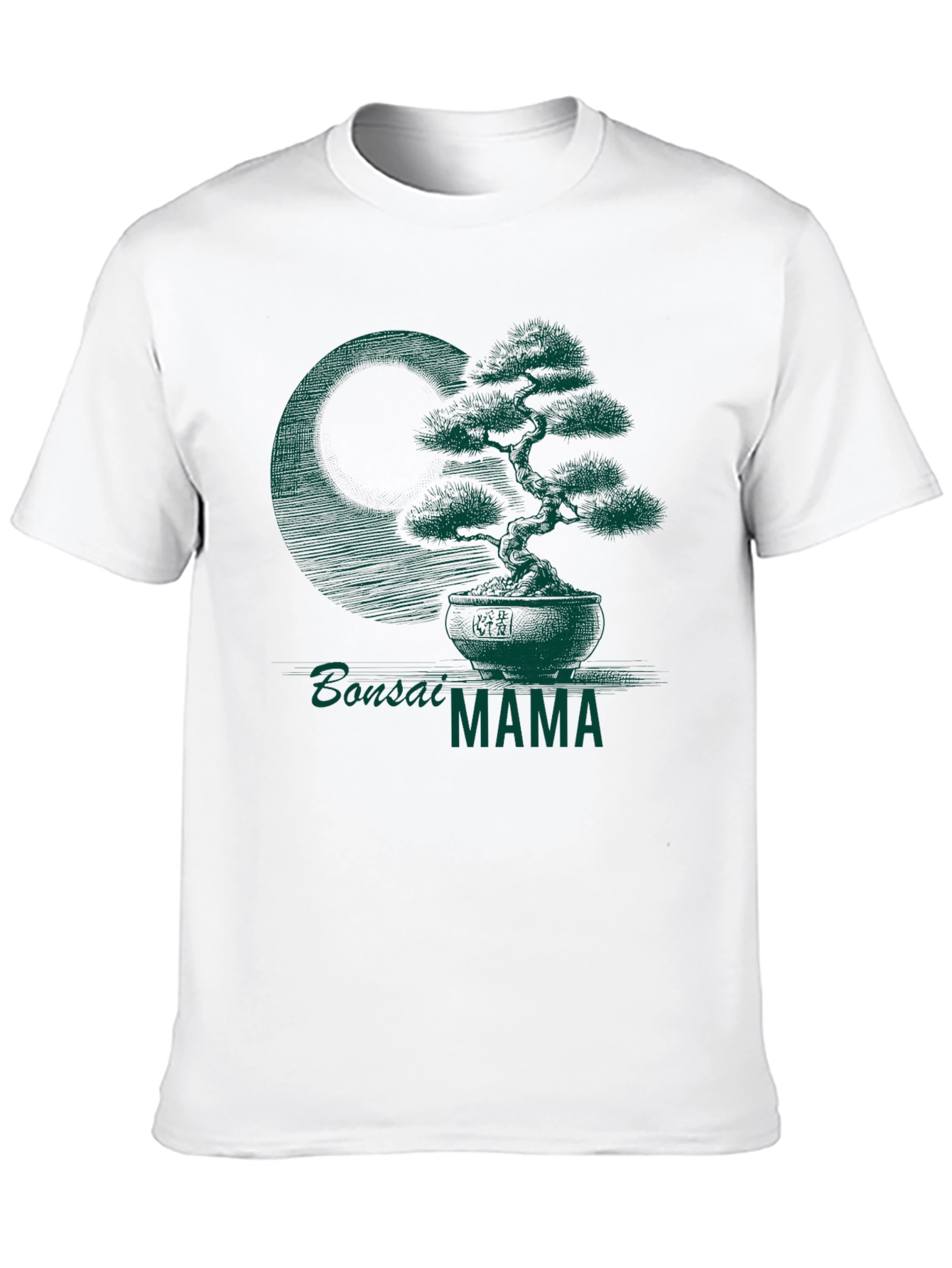 Black Bonsai Mama Graphic Tee - Stylish Plant Lover Shirt view 10