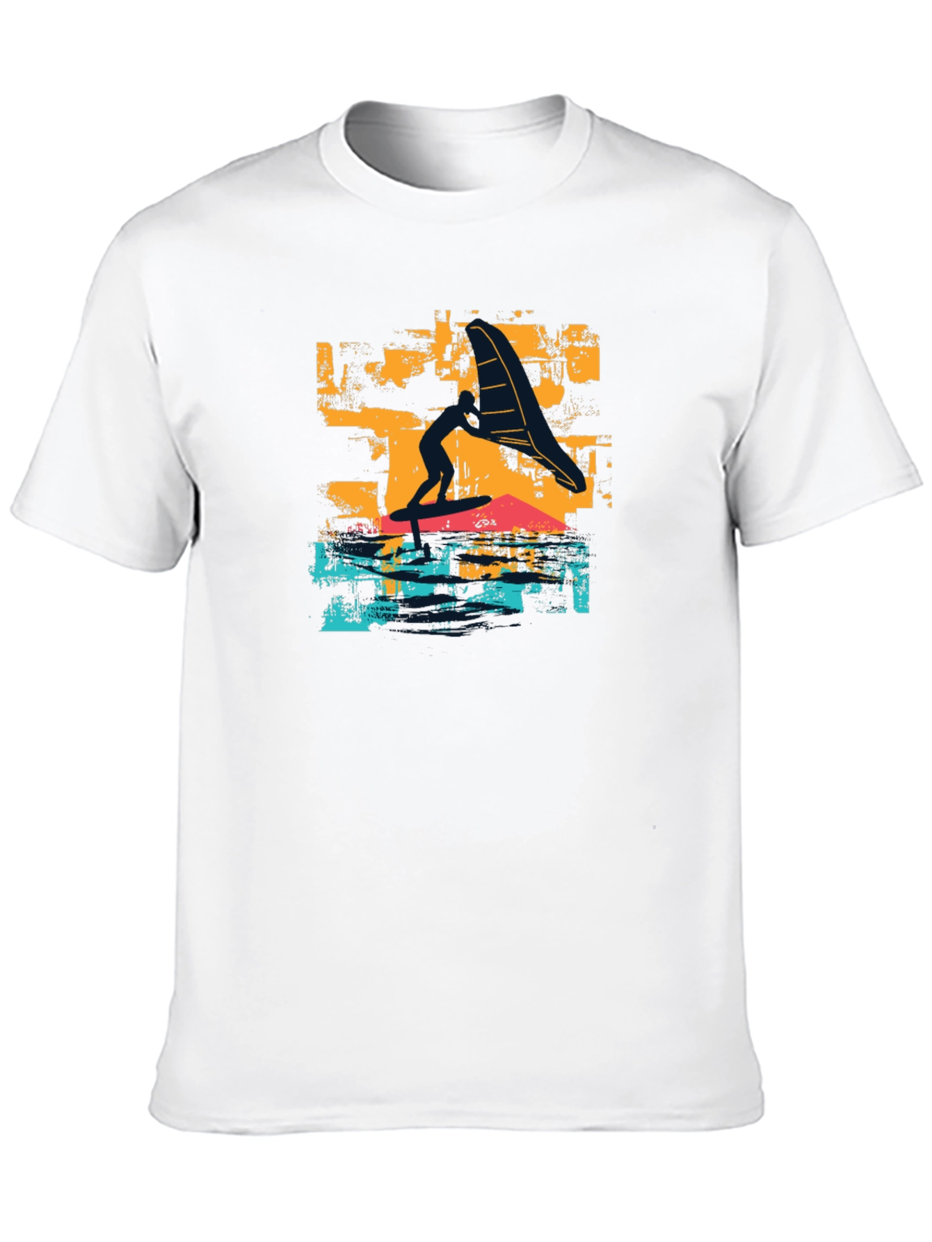 Black Surfer Graphic T-Shirt - Black view 10