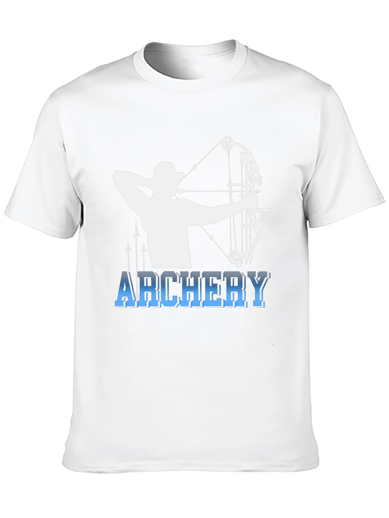 Black Archery Bow Hunter Black T-Shirt view 10