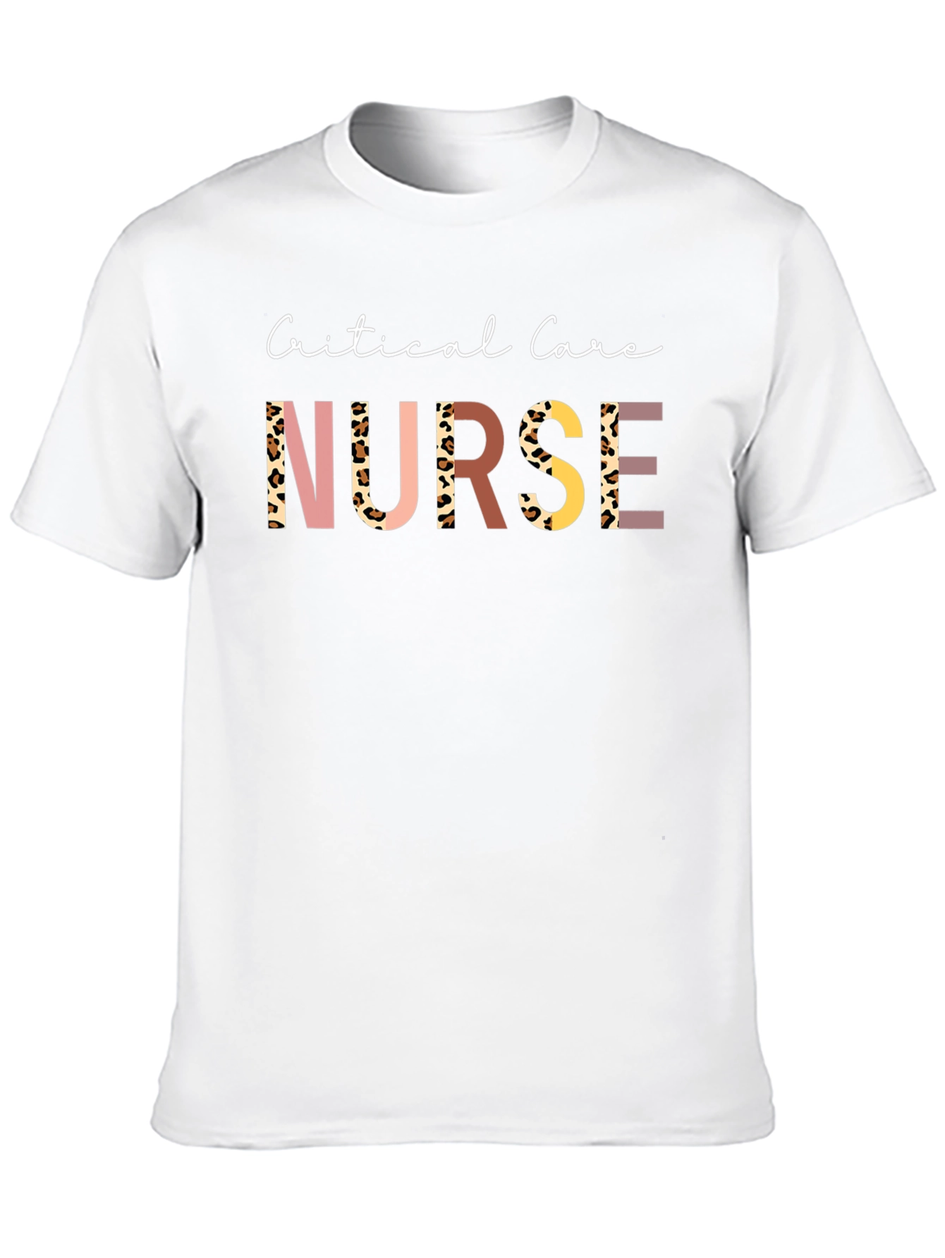 Black Critical Care Nurse T-Shirt view 10