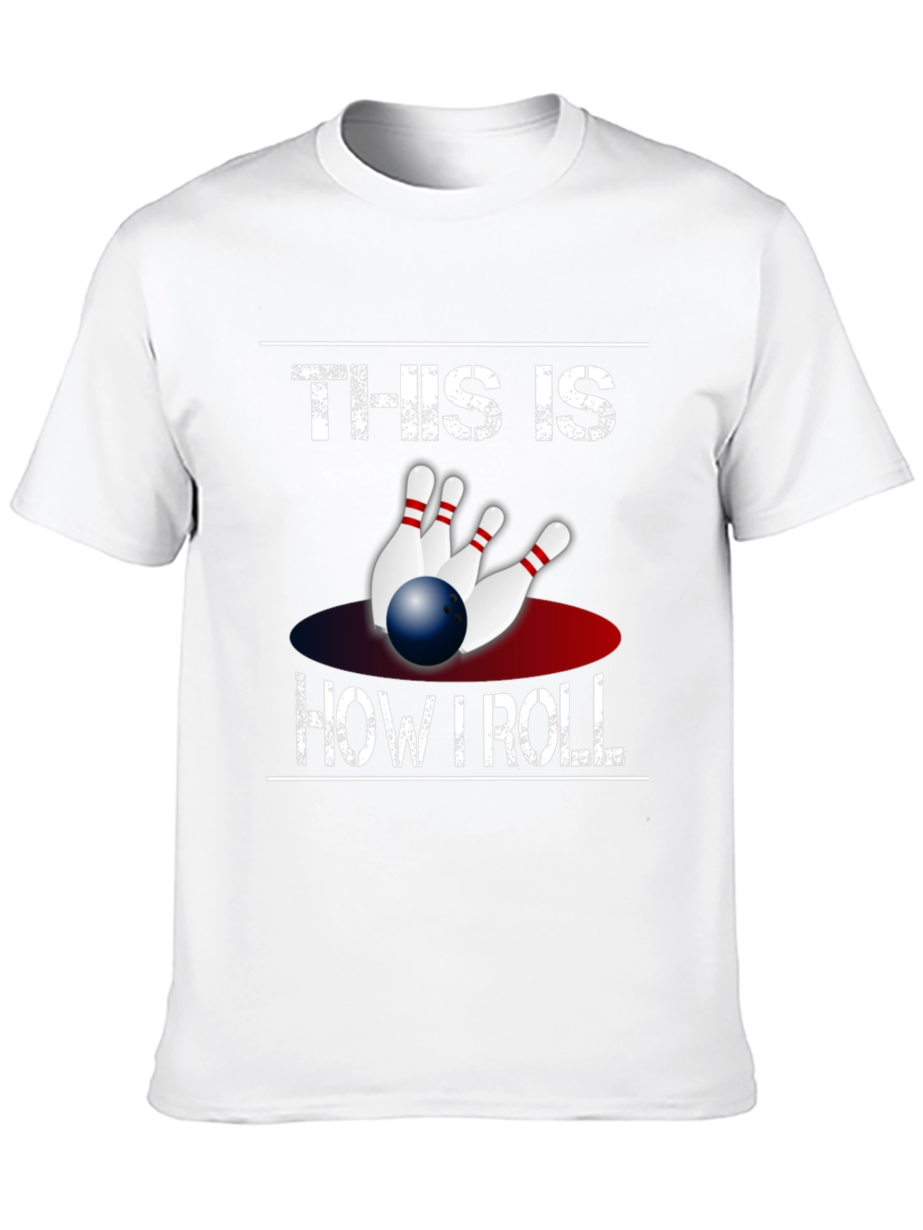 Black Bowling T-Shirt - This Is How I Roll Tee view 10