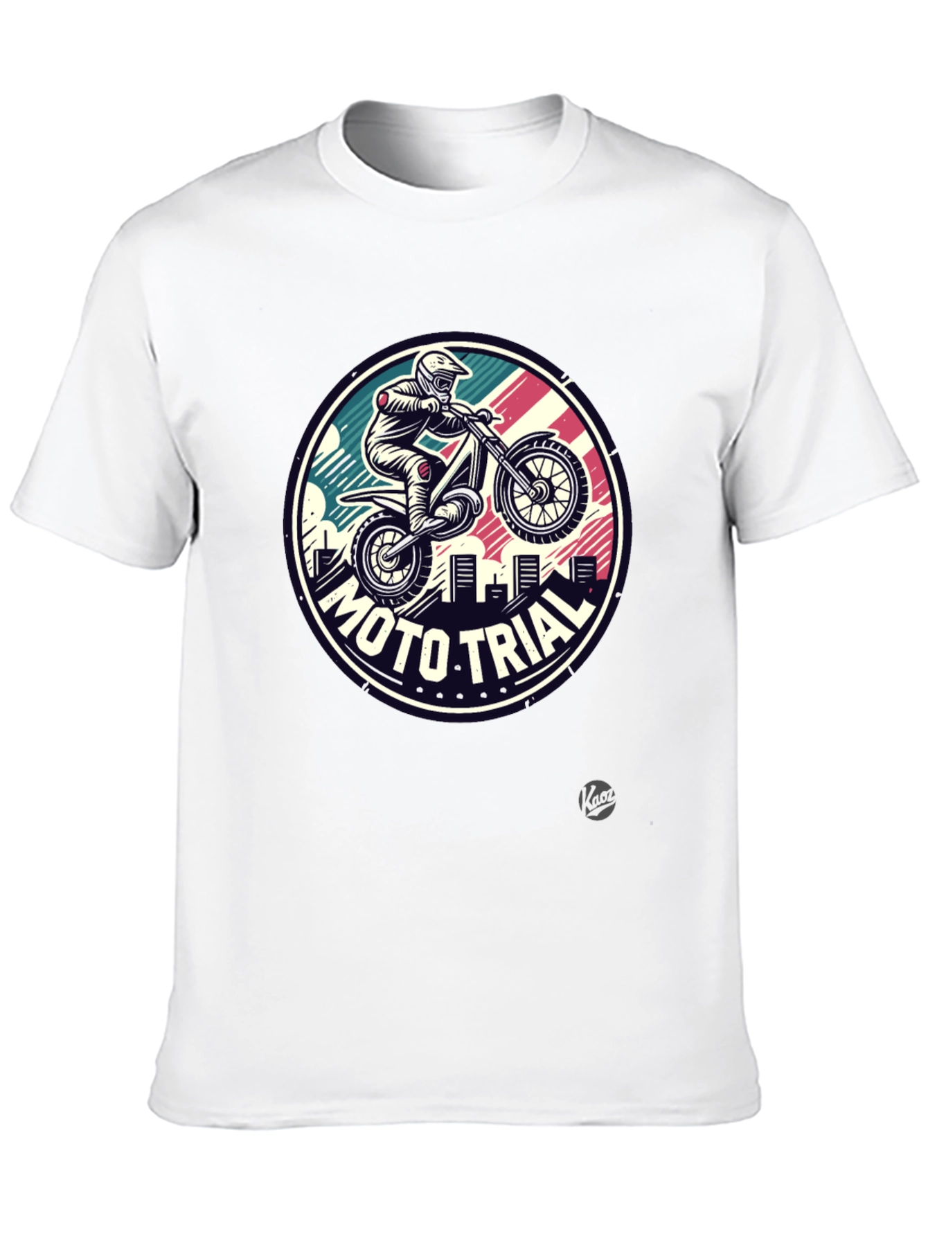 Black Moto Trial Graphic Tee - Ride in Style view 10