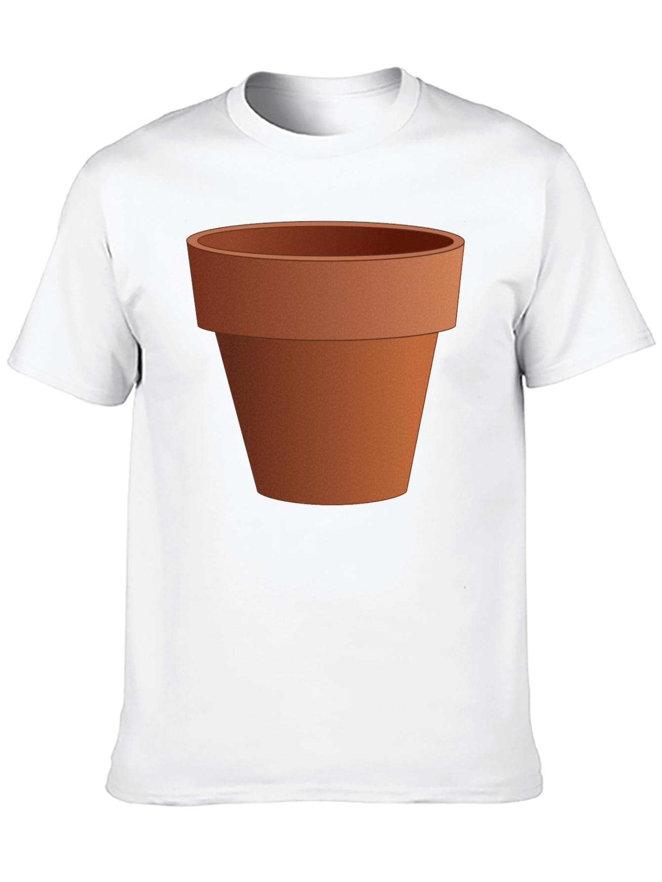 Black Novelty Flower Pot Graphic Tee - Unisex view 10