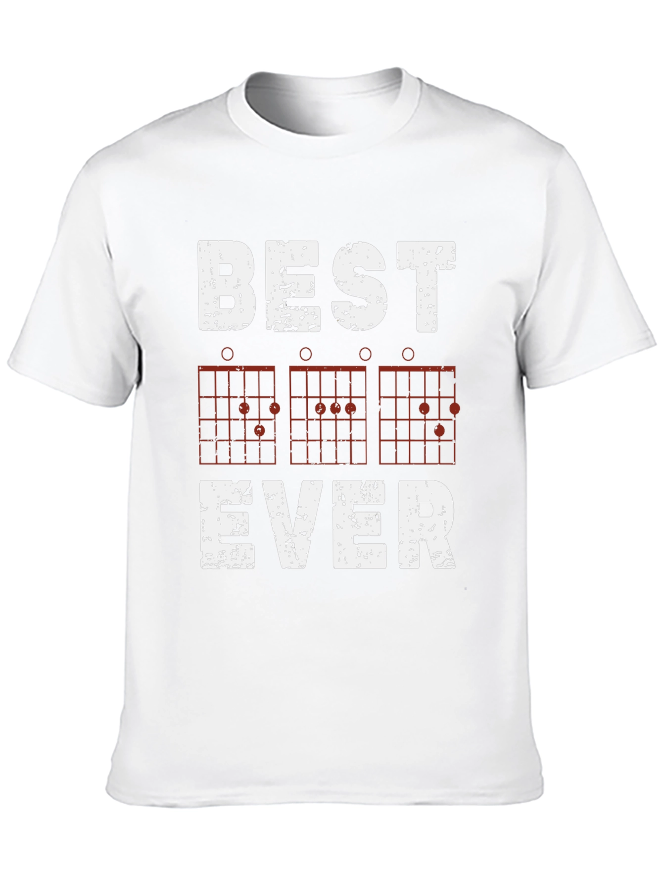 Black Best Guitar Chords Ever T-Shirt - Music Lover Tee view 10