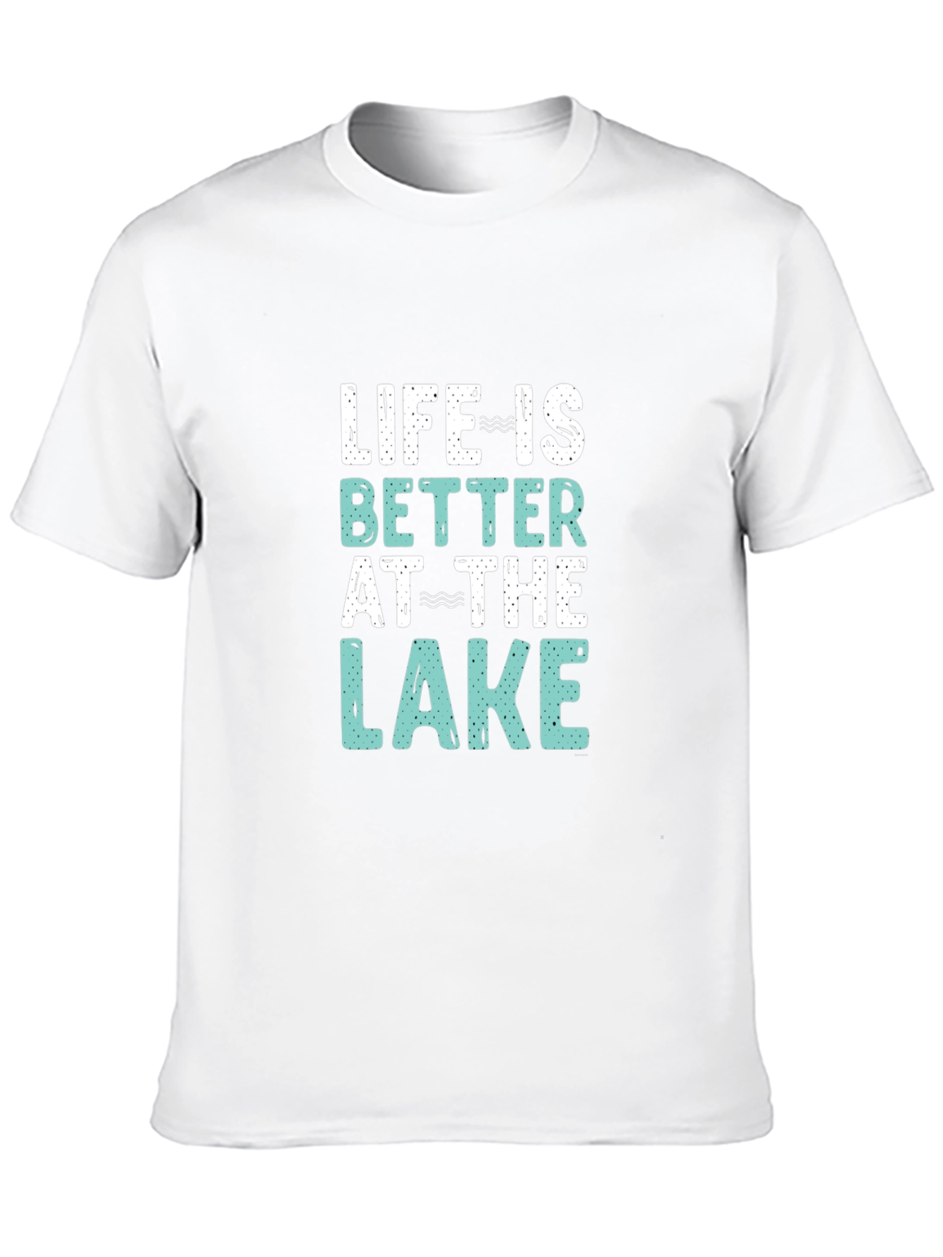 Black Life is Better at the Lake Graphic Tee - Black view 10