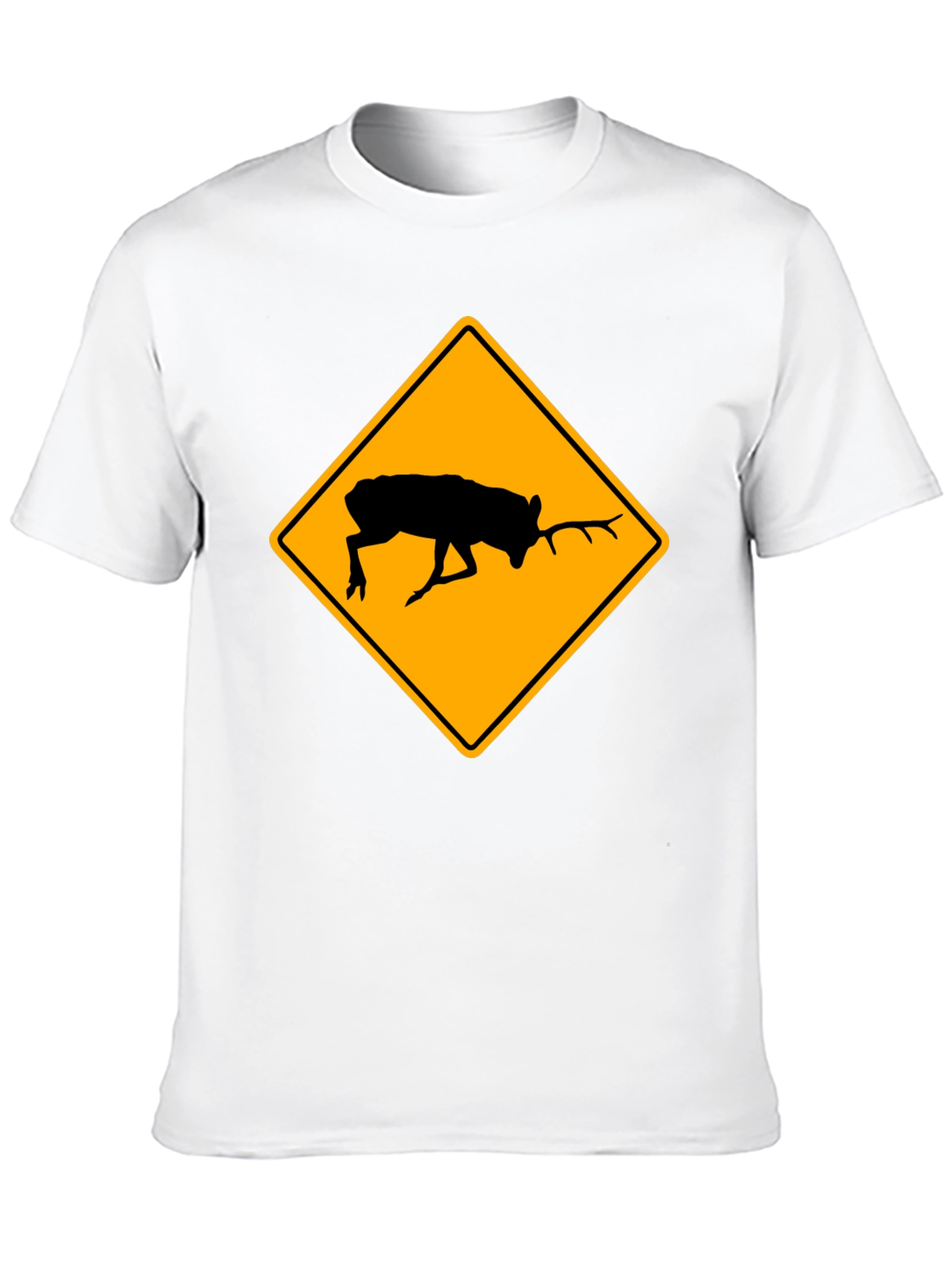 Black Elk Crossing T-Shirt: Caution Wildlife Tee view 10