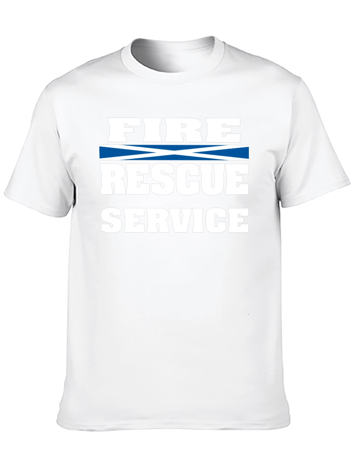 Black Fire Rescue Service Black T-Shirt view 10