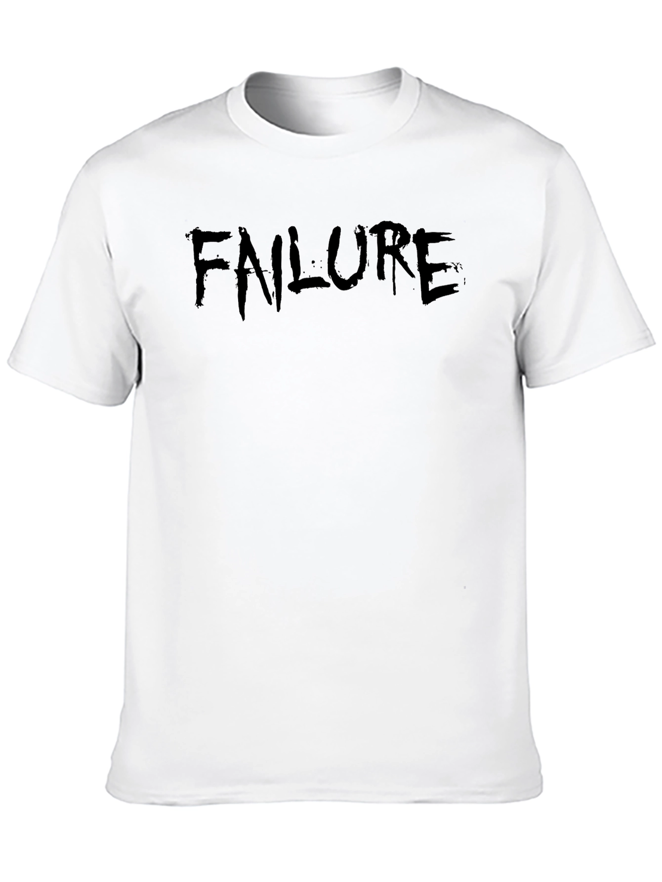 Black Failure Graphic Tee - Soft Cotton Blend view 10