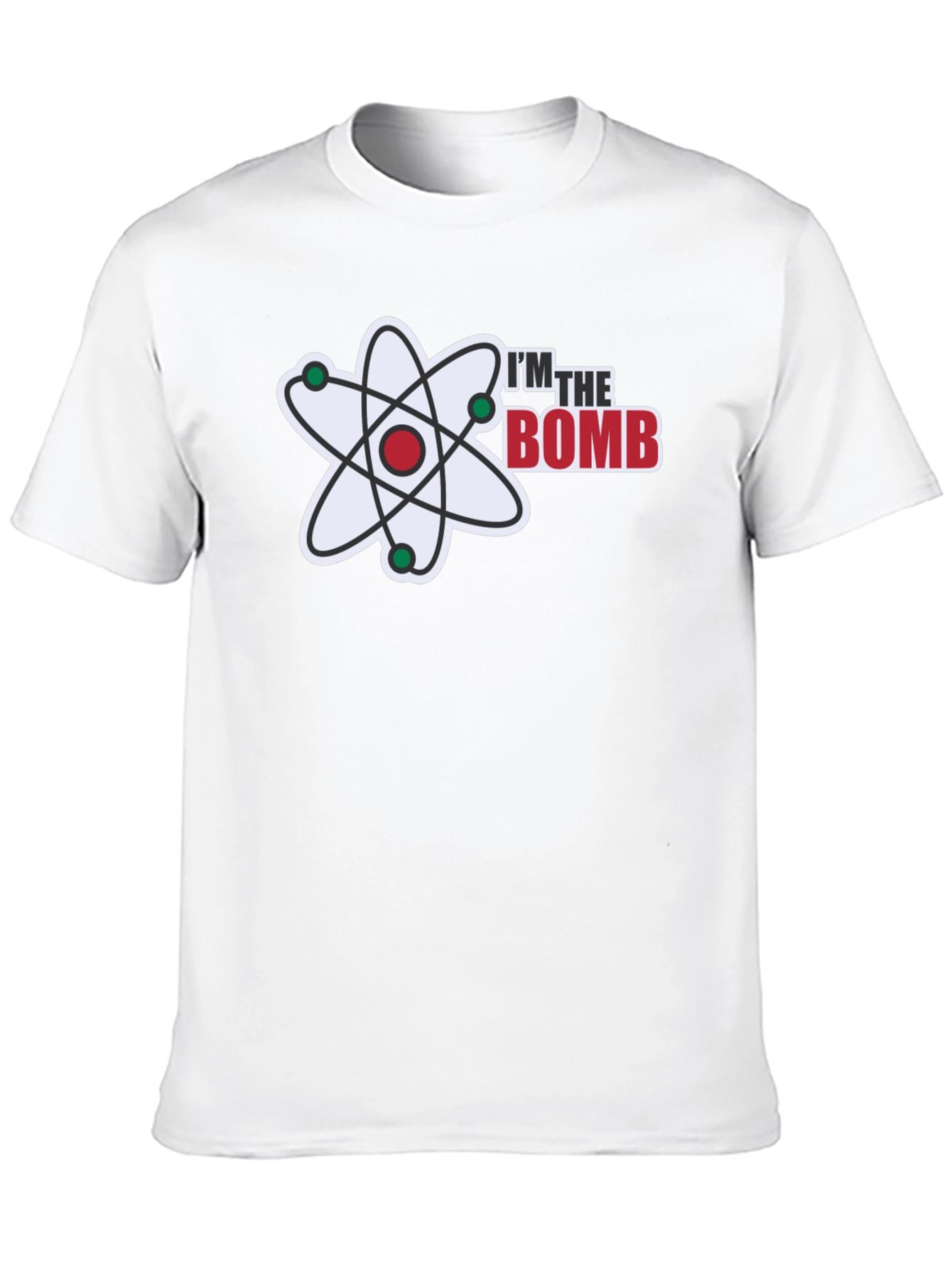 Black I'm the Bomb T-Shirt - Atomic Design view 10