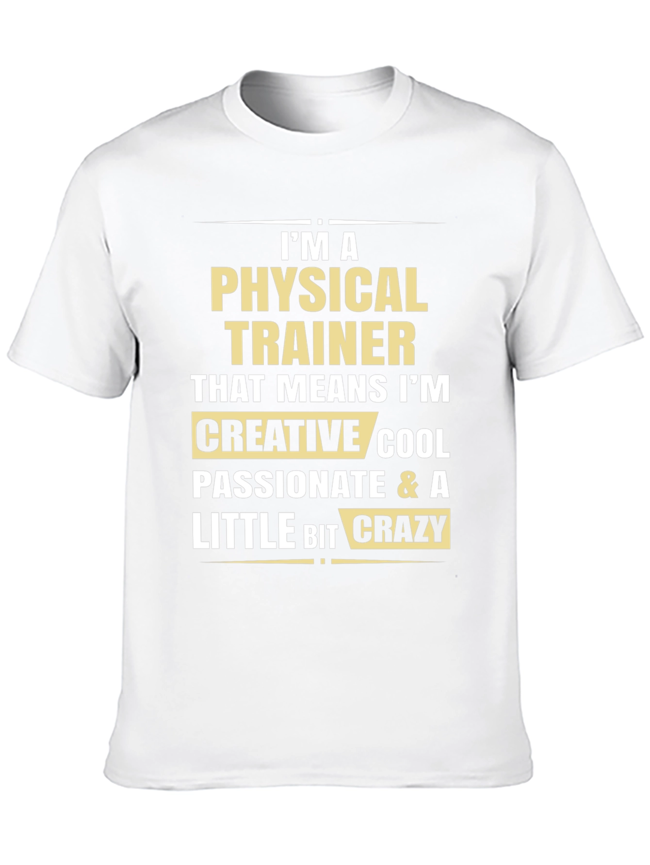 Black Physical Trainer Funny Graphic Tee view 10