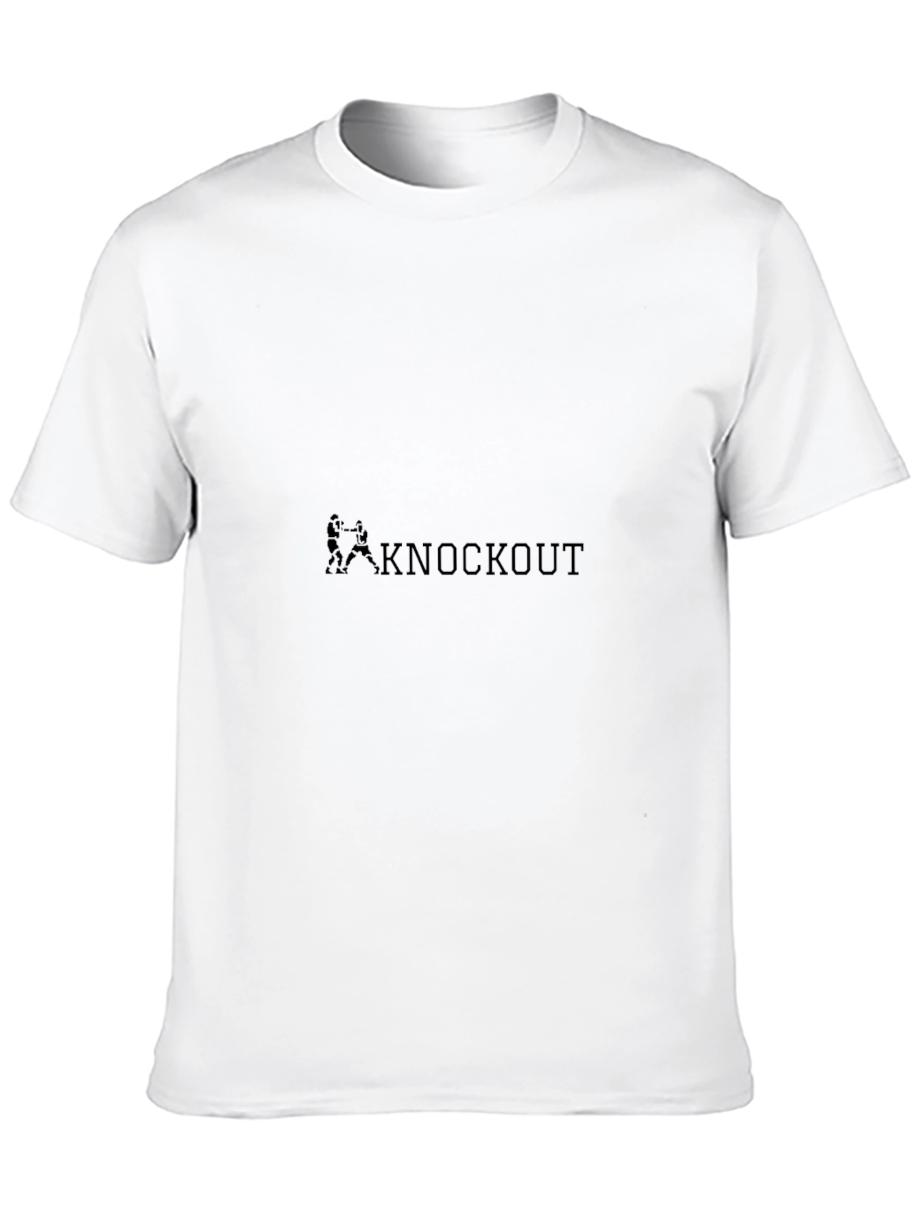 Black Knockout Boxing Graphic T-Shirt - Classic Black Tee view 10