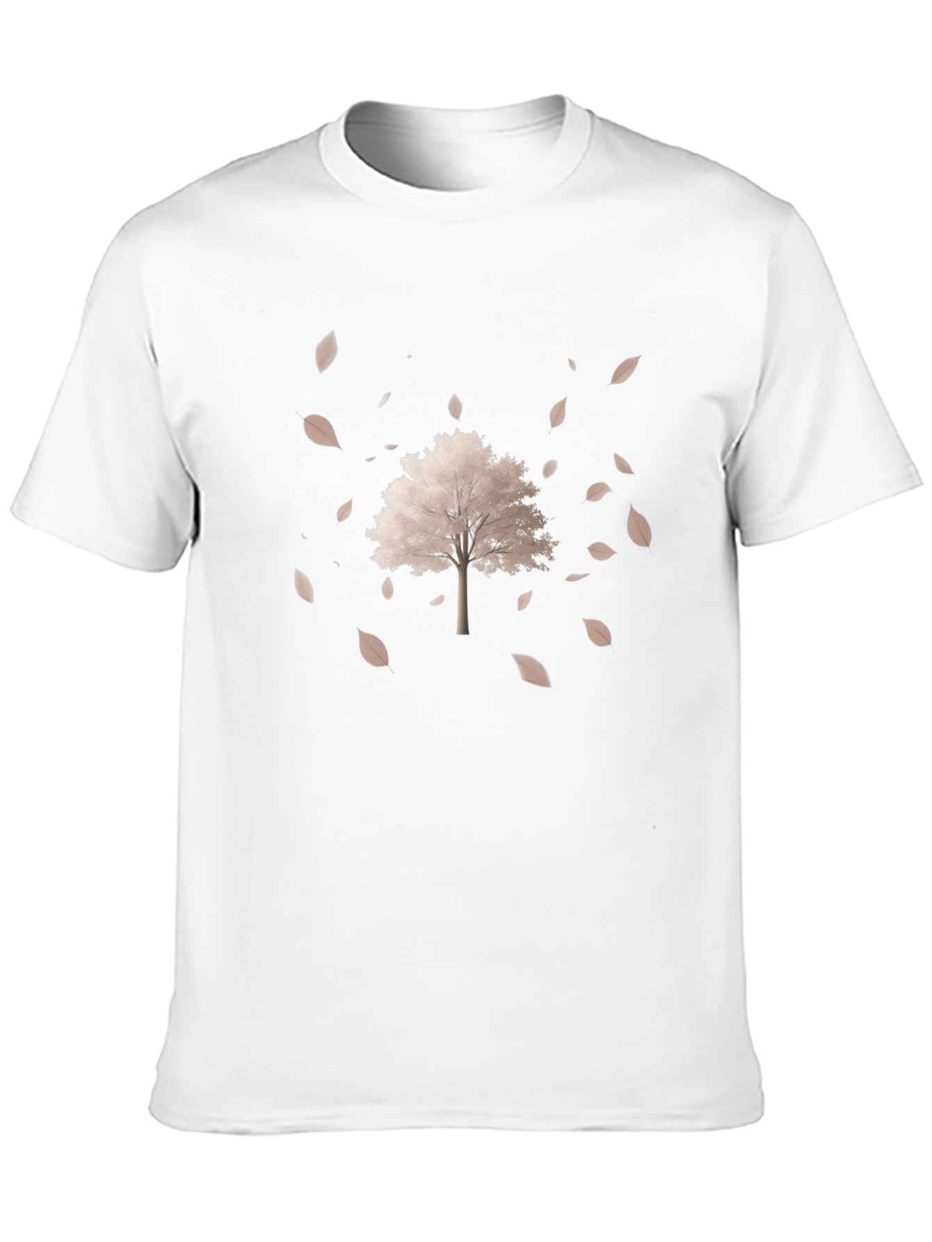 Black Men's Black Tree Graphic T-Shirt view 10