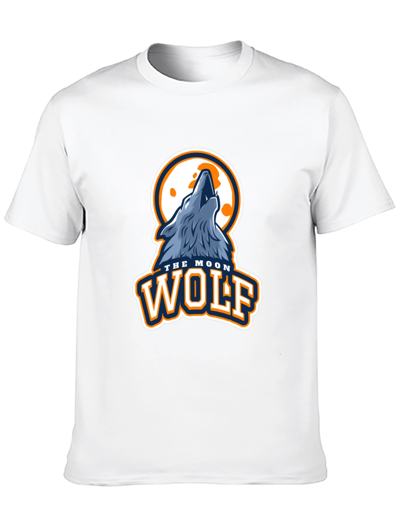 Black Moon Wolf Graphic T-Shirt view 10