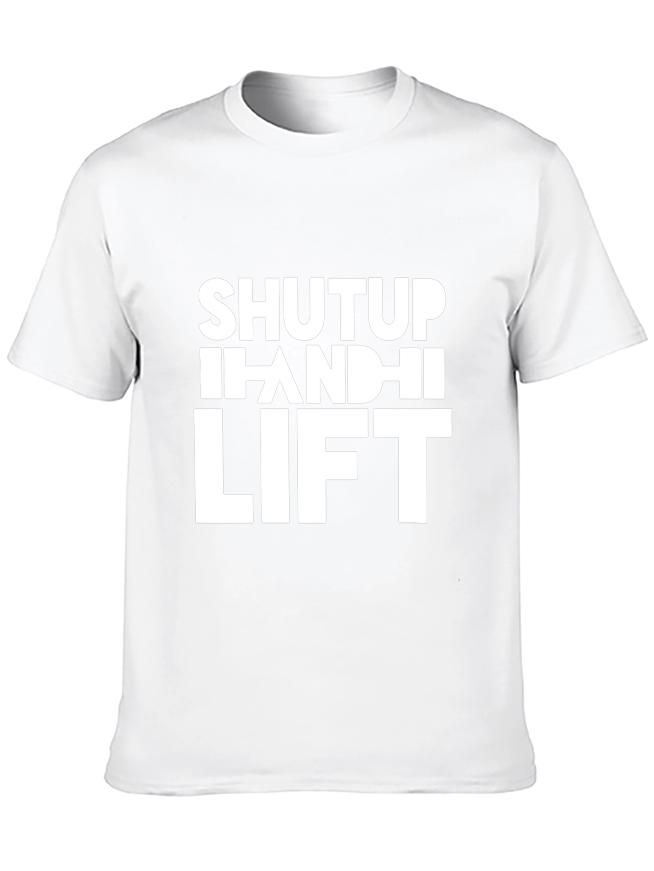 Black Shut Up and Lift - Men's Graphic Tee view 10