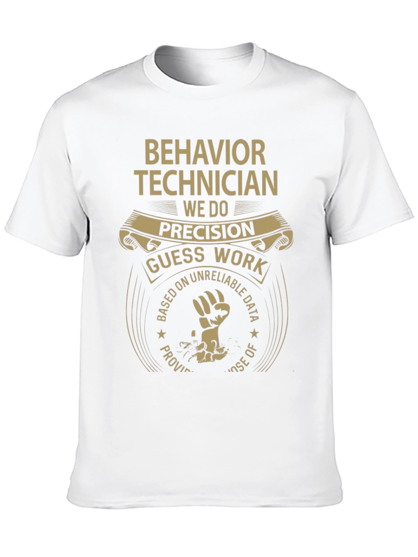 Black Behavior Technician Graphic Tee - Precision & Humor view 10
