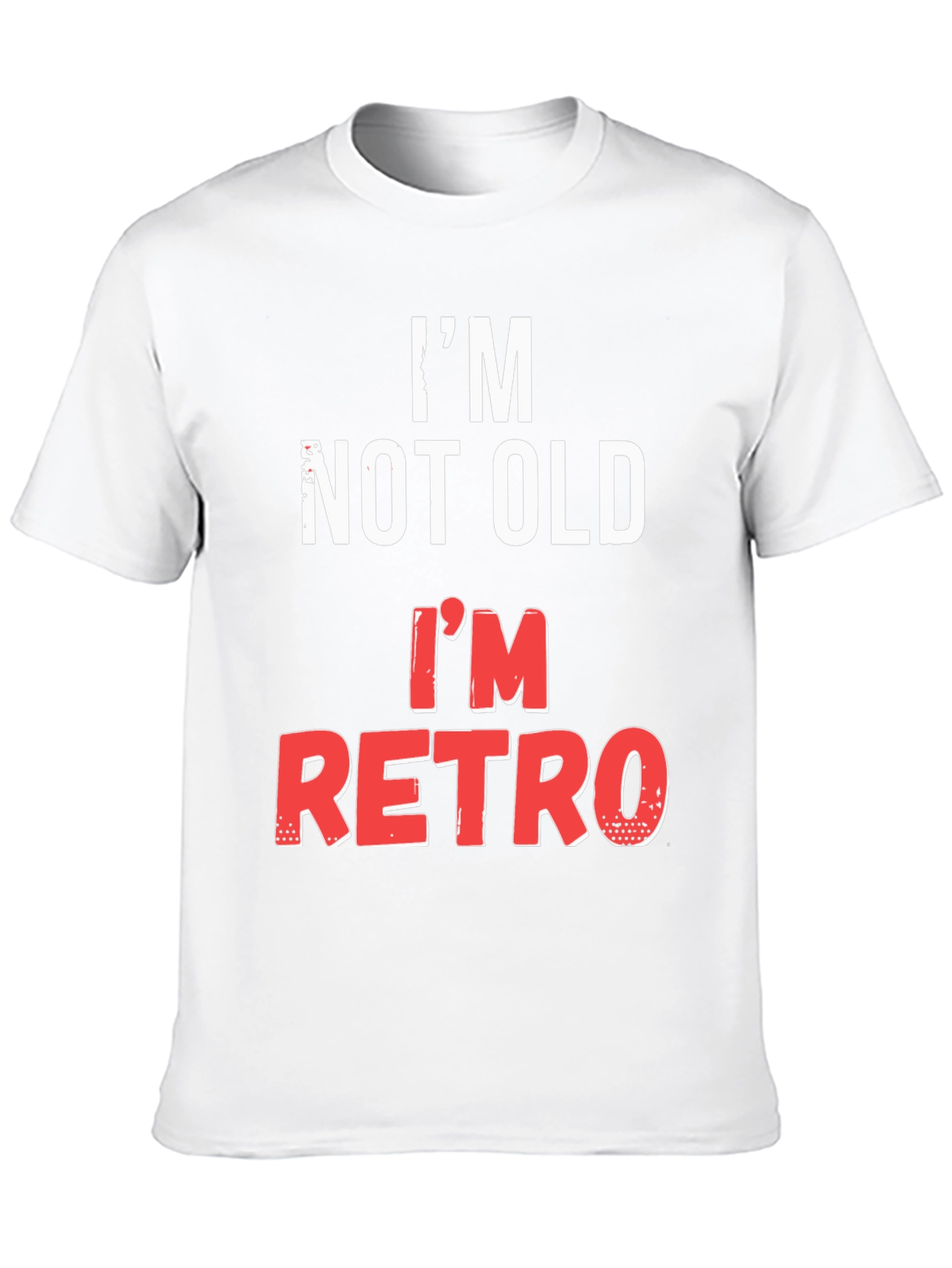 Black I'm Not Old, I'm Retro T-Shirt view 10