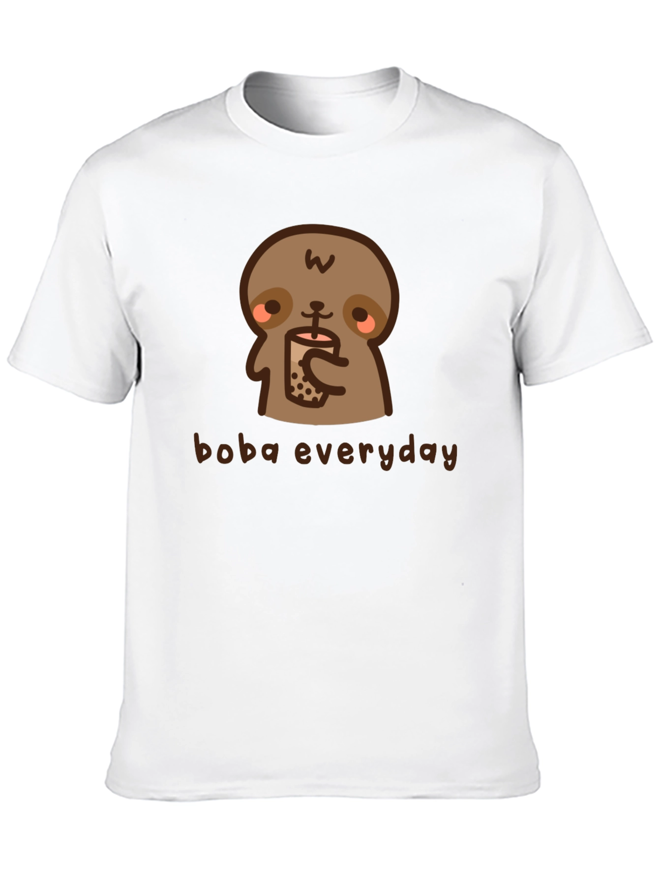 Black Sloth Boba Everyday Graphic Tee view 10