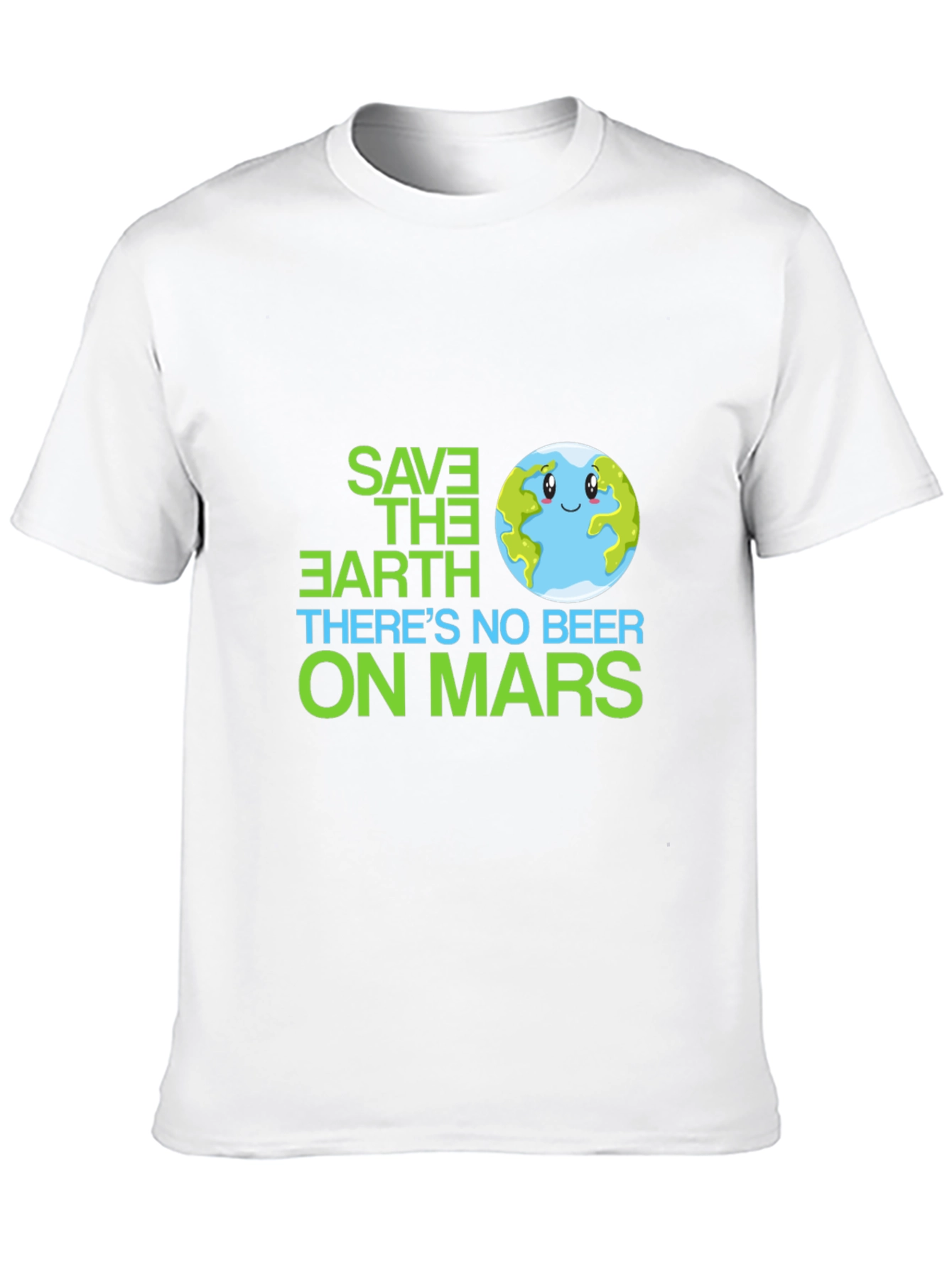 Black Save the Earth T-Shirt - No Beer on Mars view 10