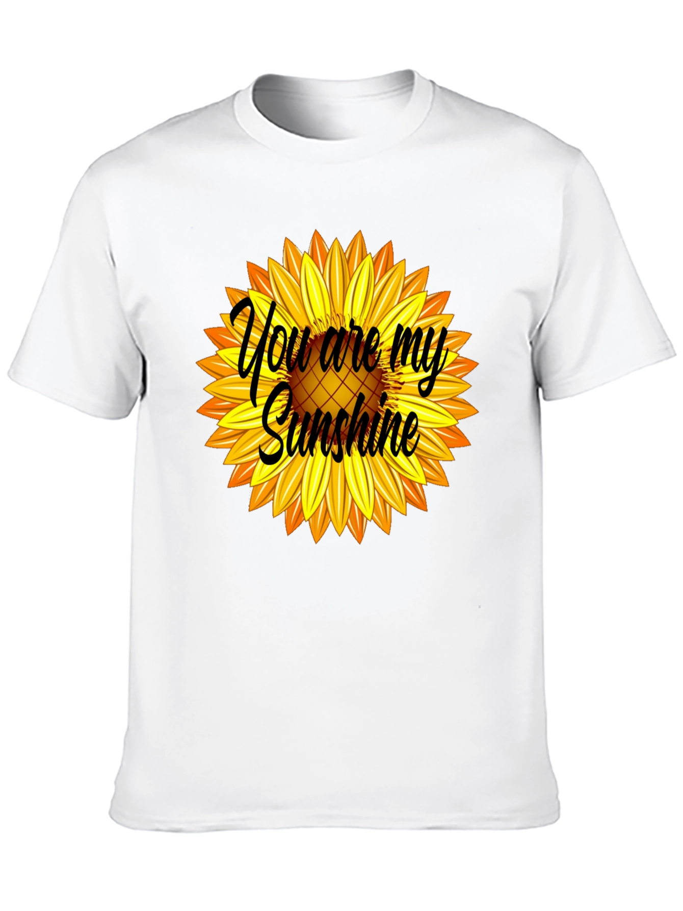Black You Are My Sunshine Sunflower Graphic Tee view 10