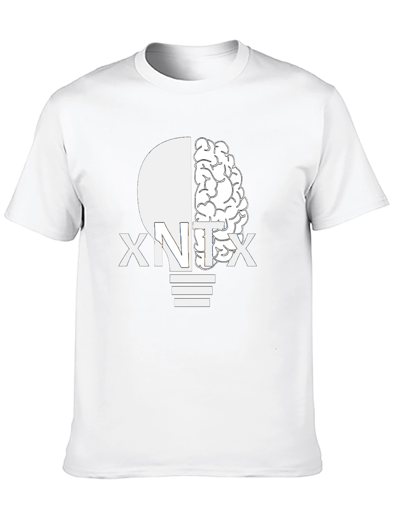 Black XNTX Brain Power Graphic Tee - Black view 10