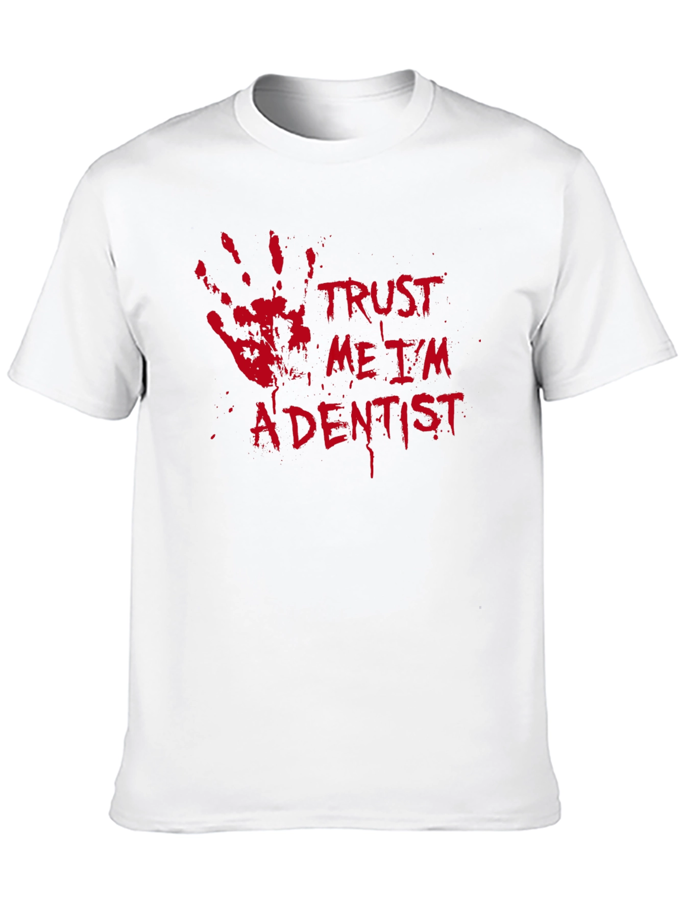 Black Trust Me I'm A Dentist Graphic T-Shirt view 10
