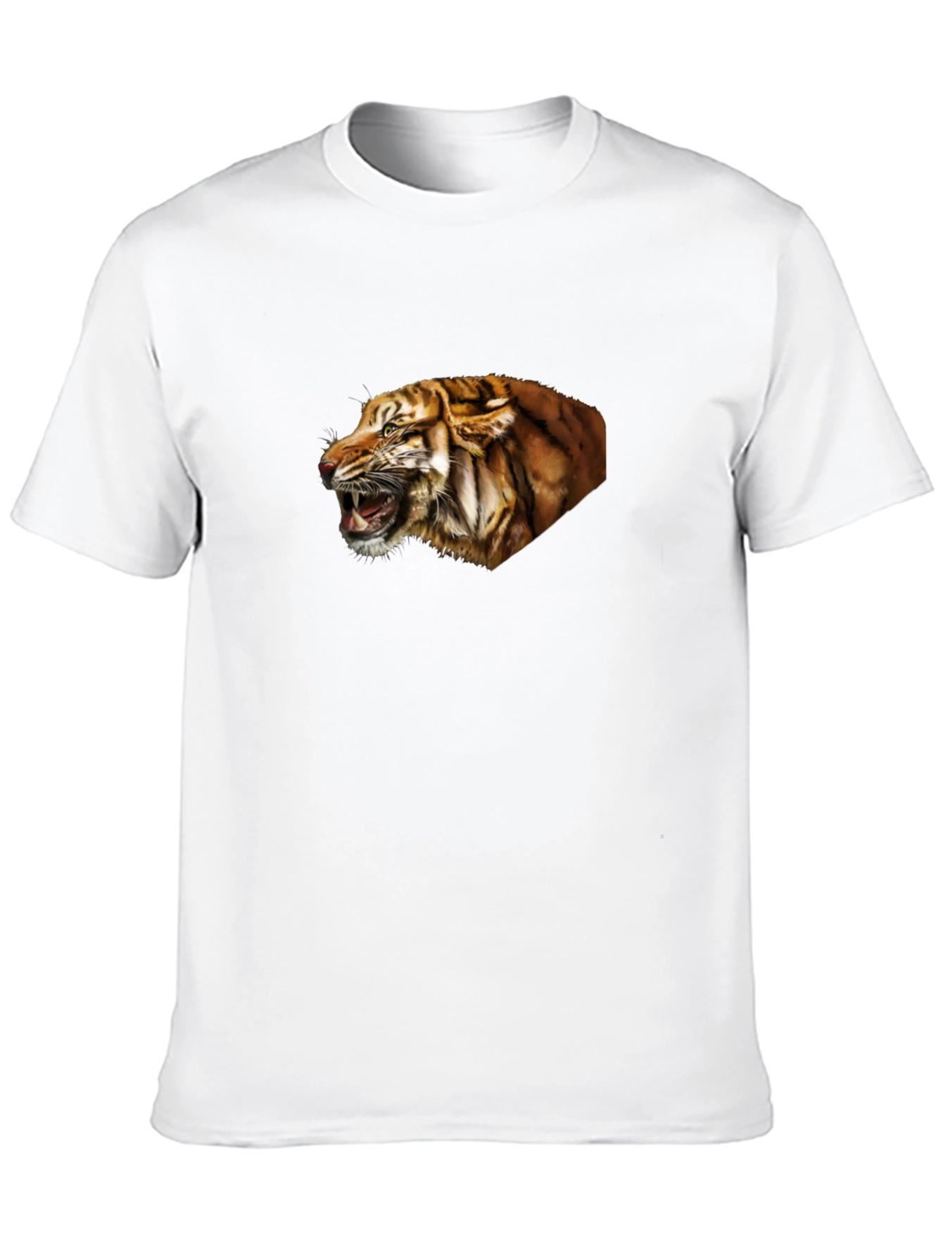 Black Tiger Graphic Tee - Fierce Black T-Shirt view 10