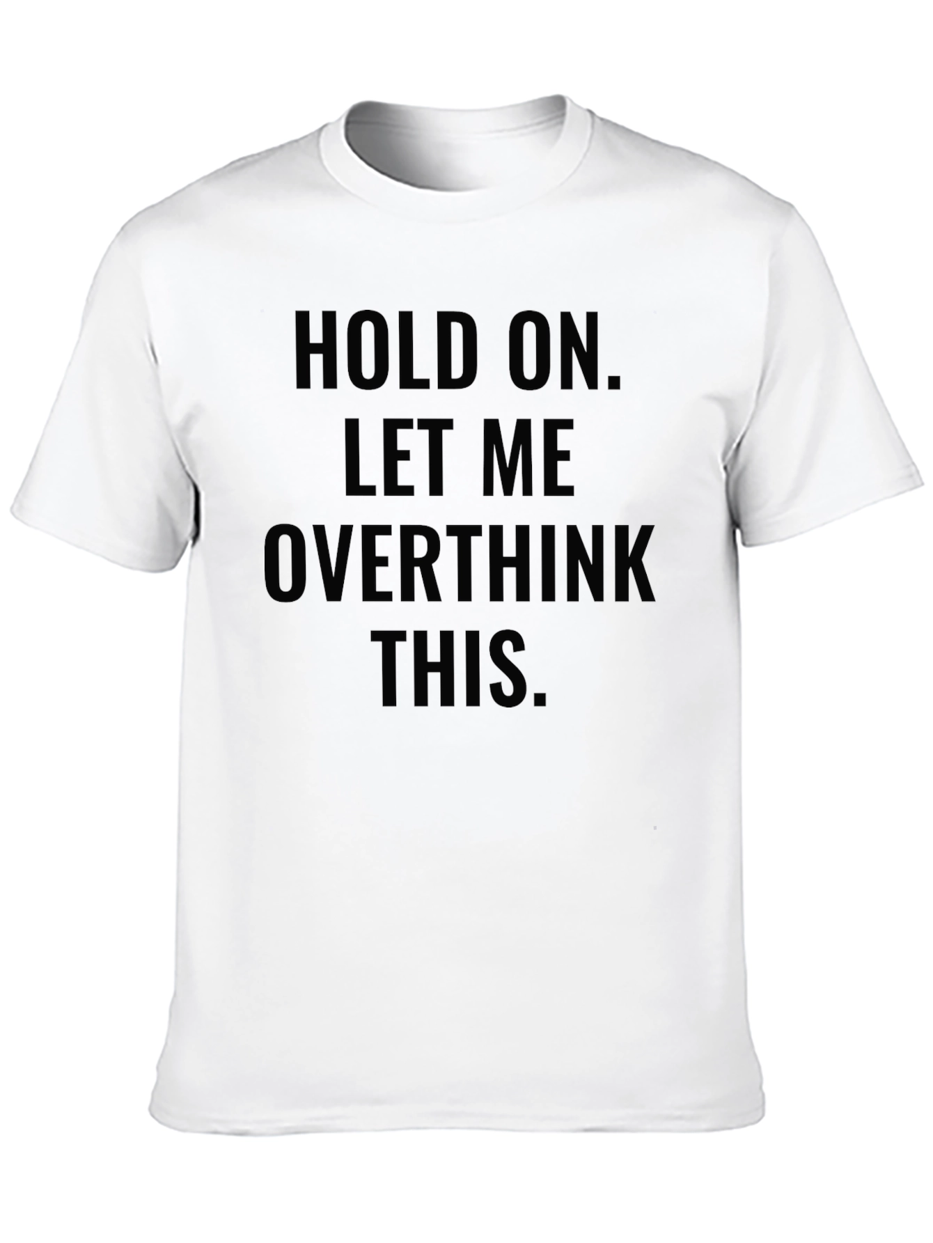 Black Overthink This Black Crew Neck Tee view 10