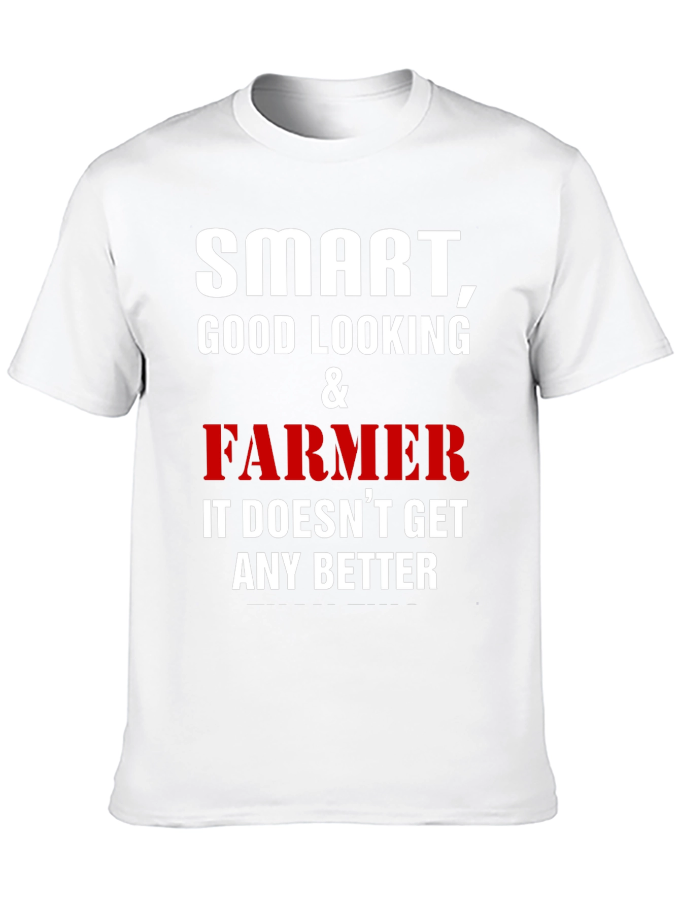 Black Smart Good Looking Farmer T-Shirt view 10