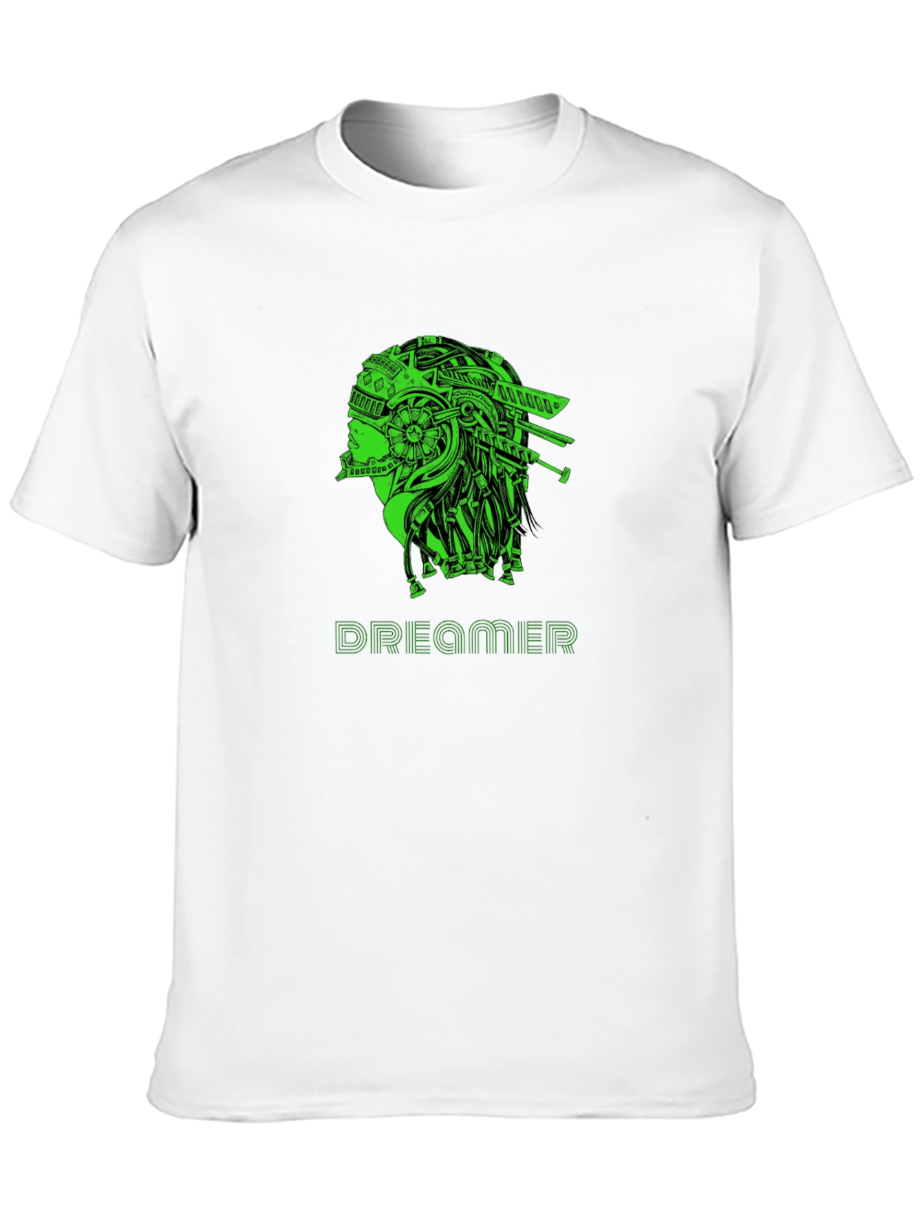 Black Dreamer Graphic T-Shirt - Black Crew Neck Tee view 10