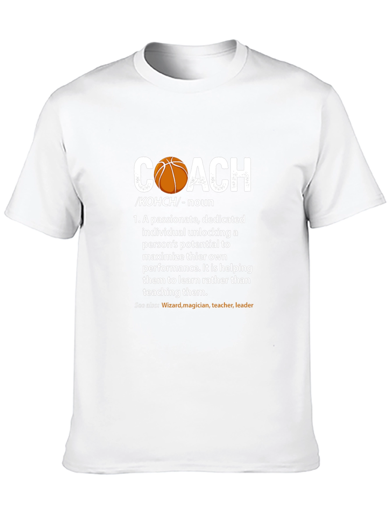 Black Coach Definition T-Shirt view 10