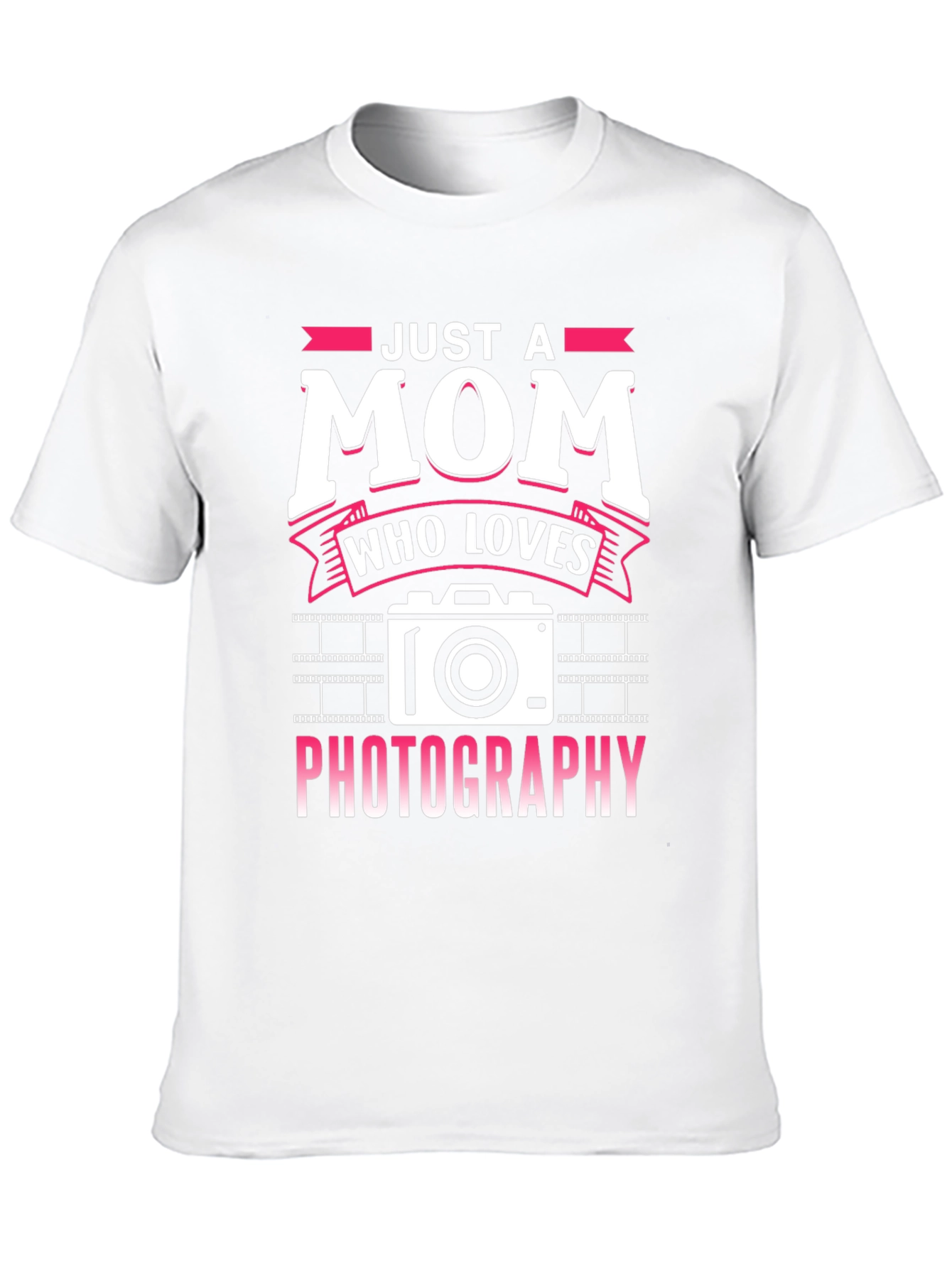 Black Just a Mom Who Loves Photography T-Shirt view 10