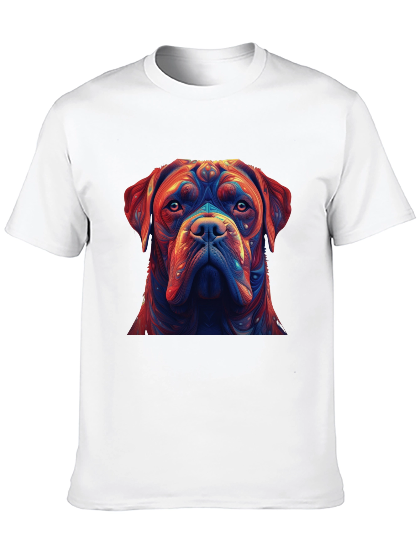 Black Dog Portrait Graphic Tee - Unique Artistic Design view 10