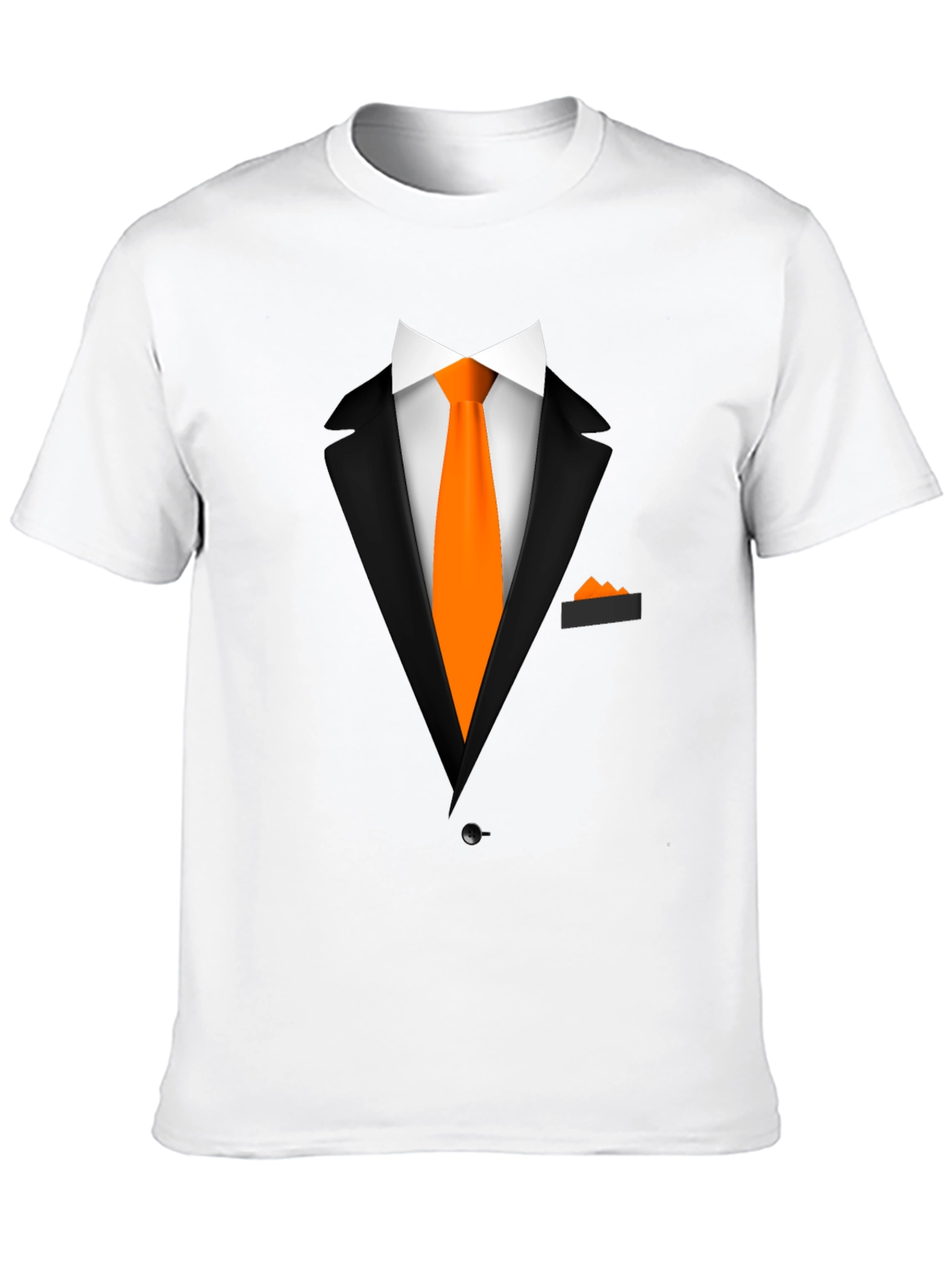 Black Suit & Tie Graphic Tee -  Formal Fun view 10