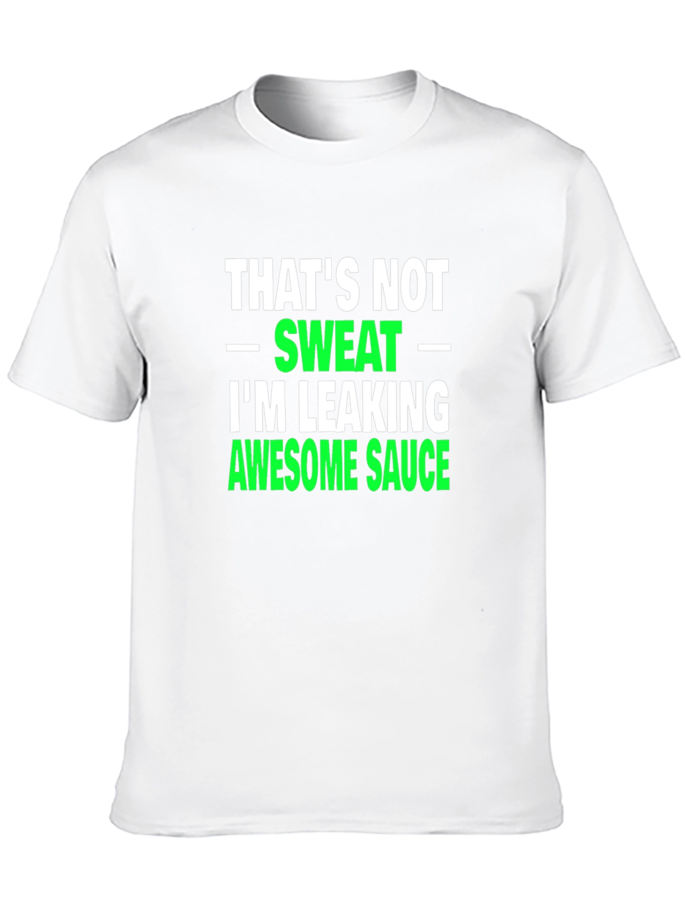 Black Awesome Sauce T-Shirt - Funny Novelty Tee view 10